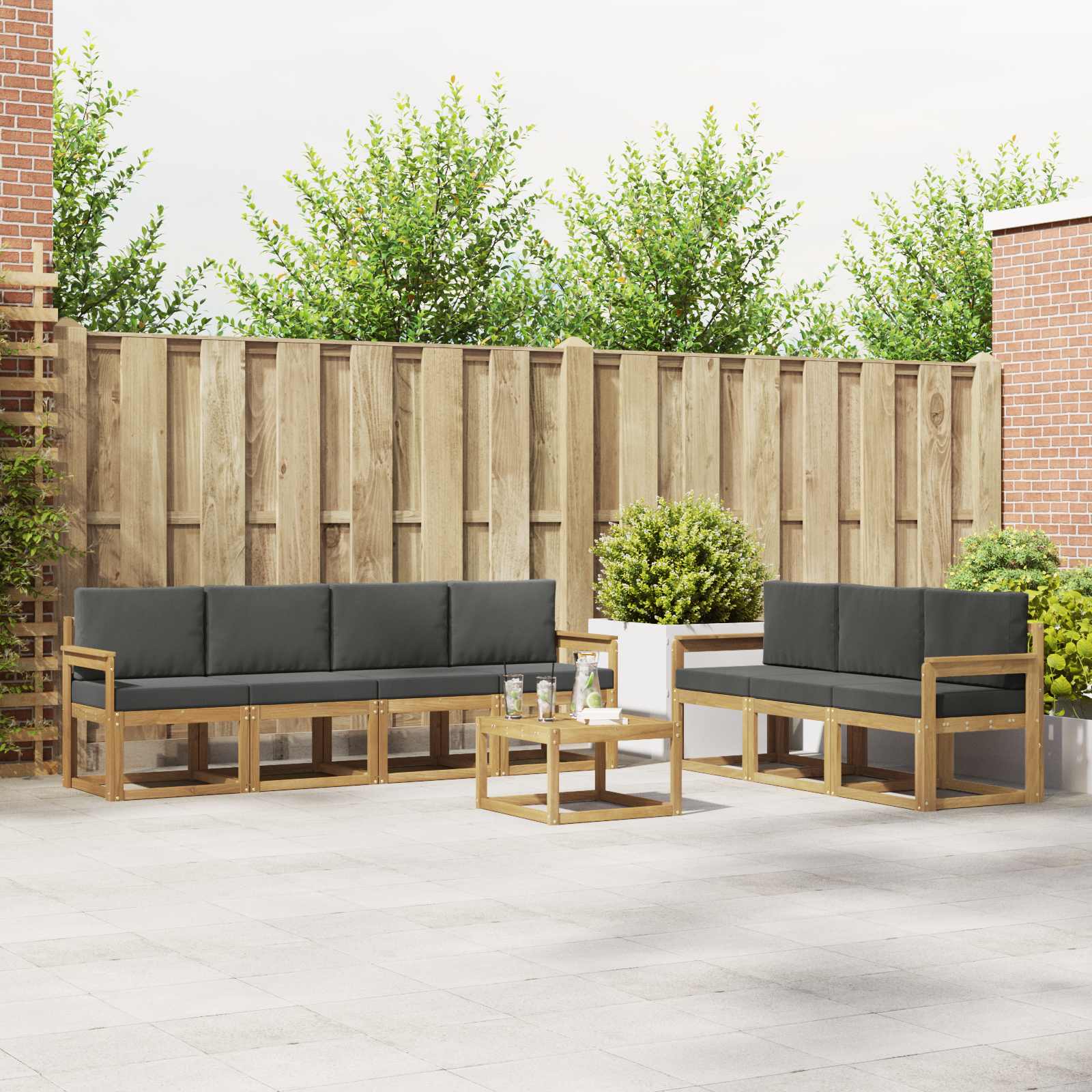 Set vanjskih sofa 7 pcs