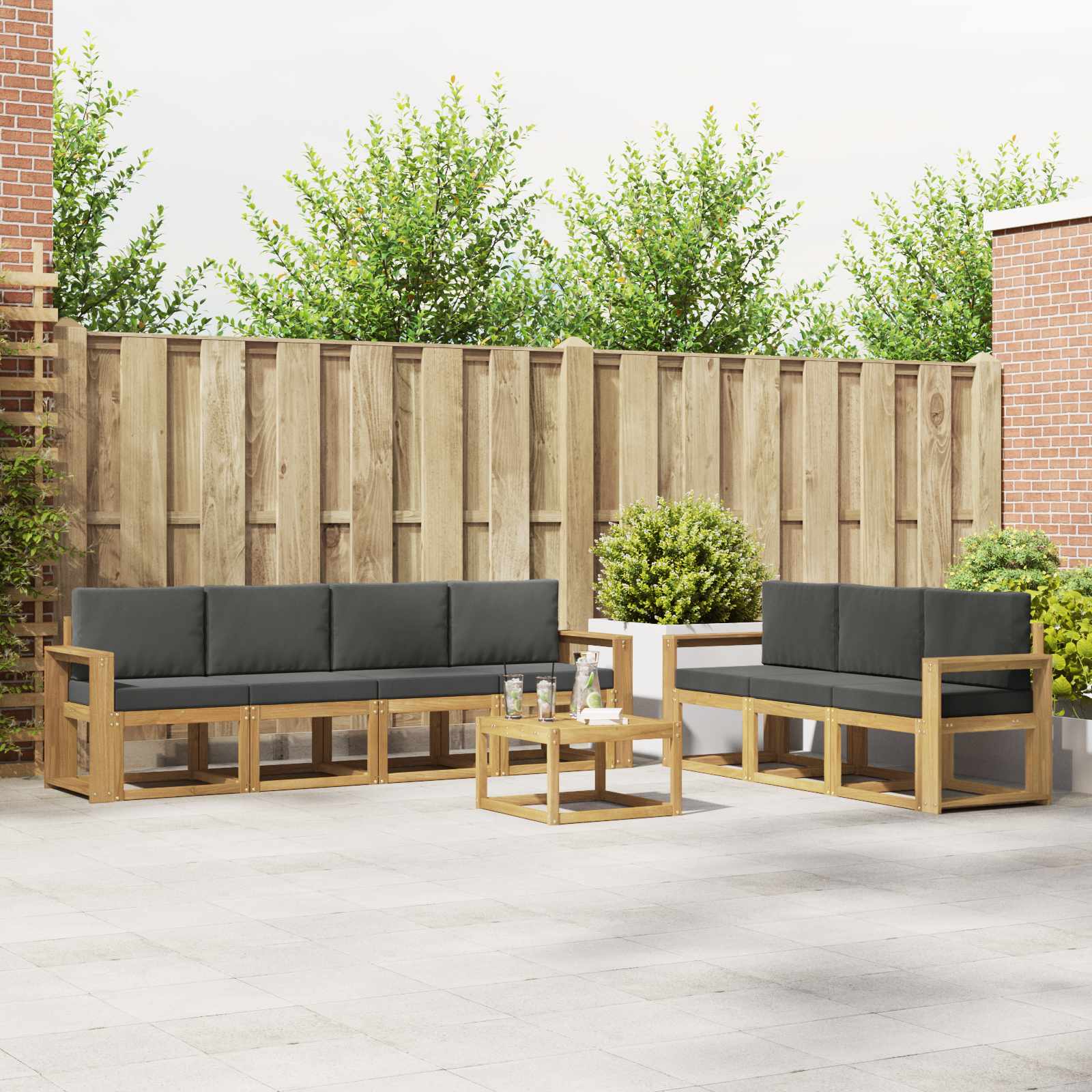 Set vanjskih sofa 7 pcs