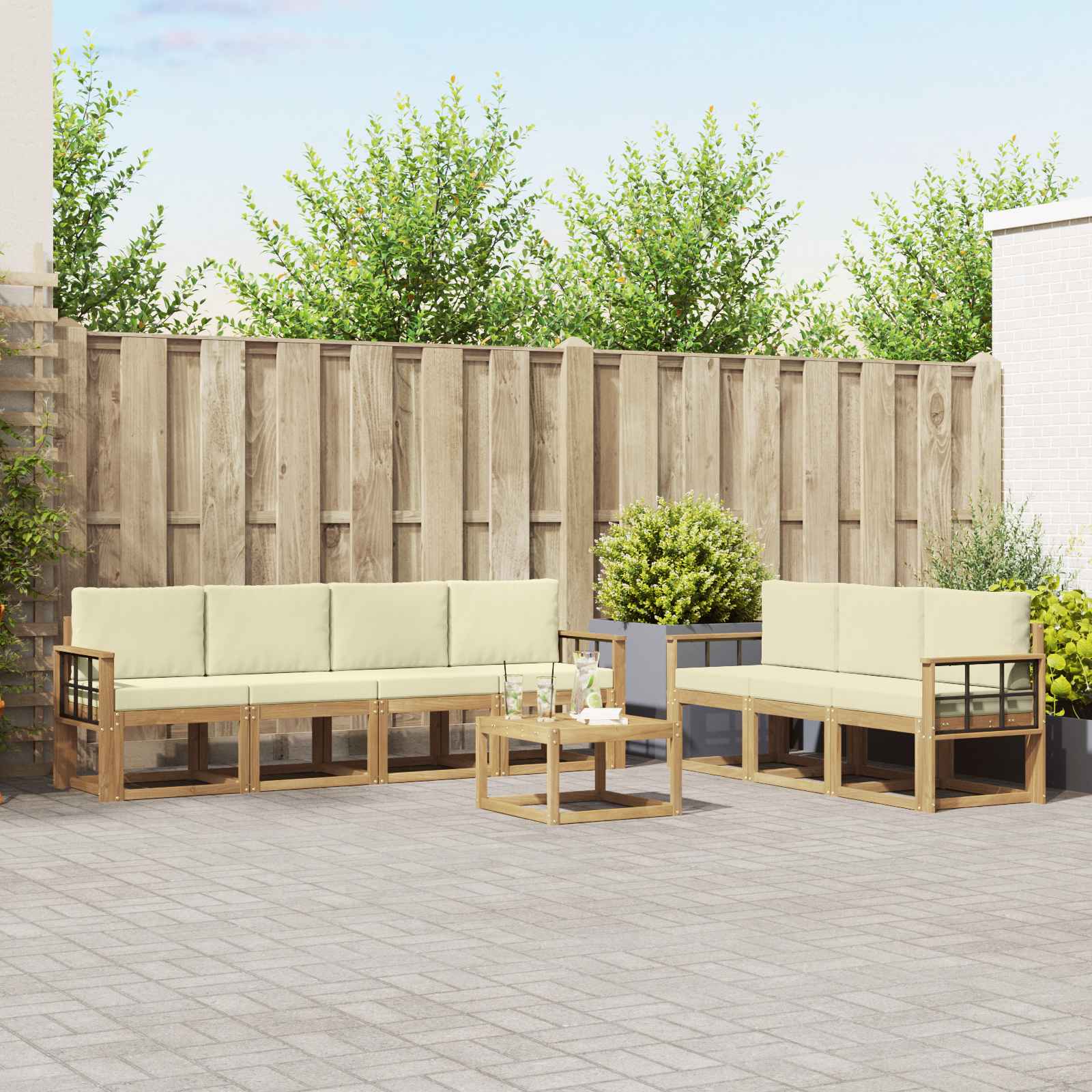 Set vanjskih sofa 7 pcs