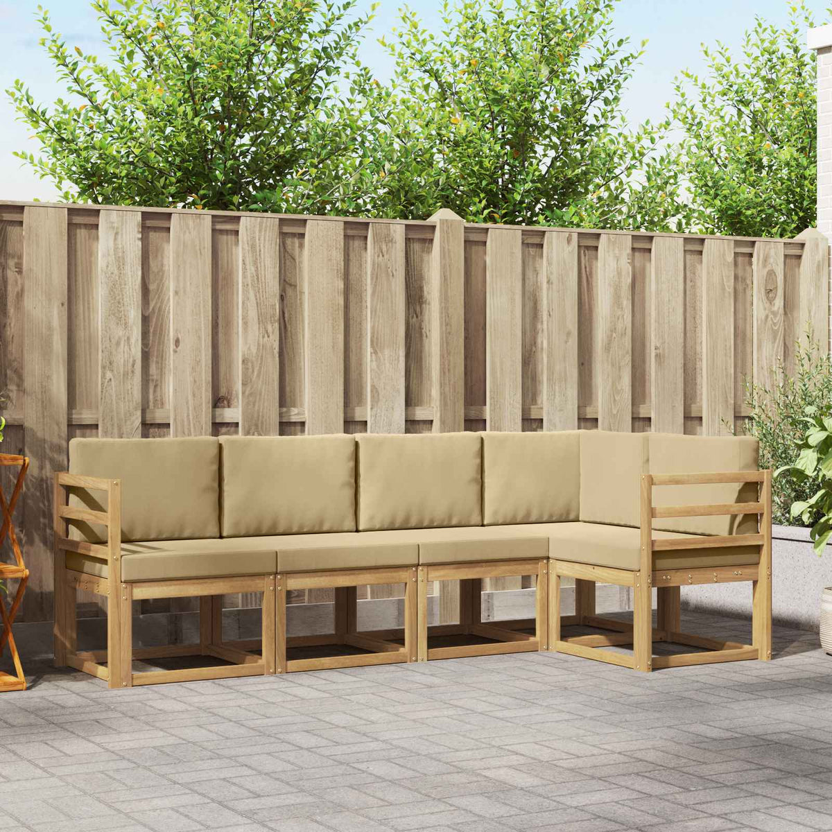 Set vanjskih sofa 5 kom. Poliester