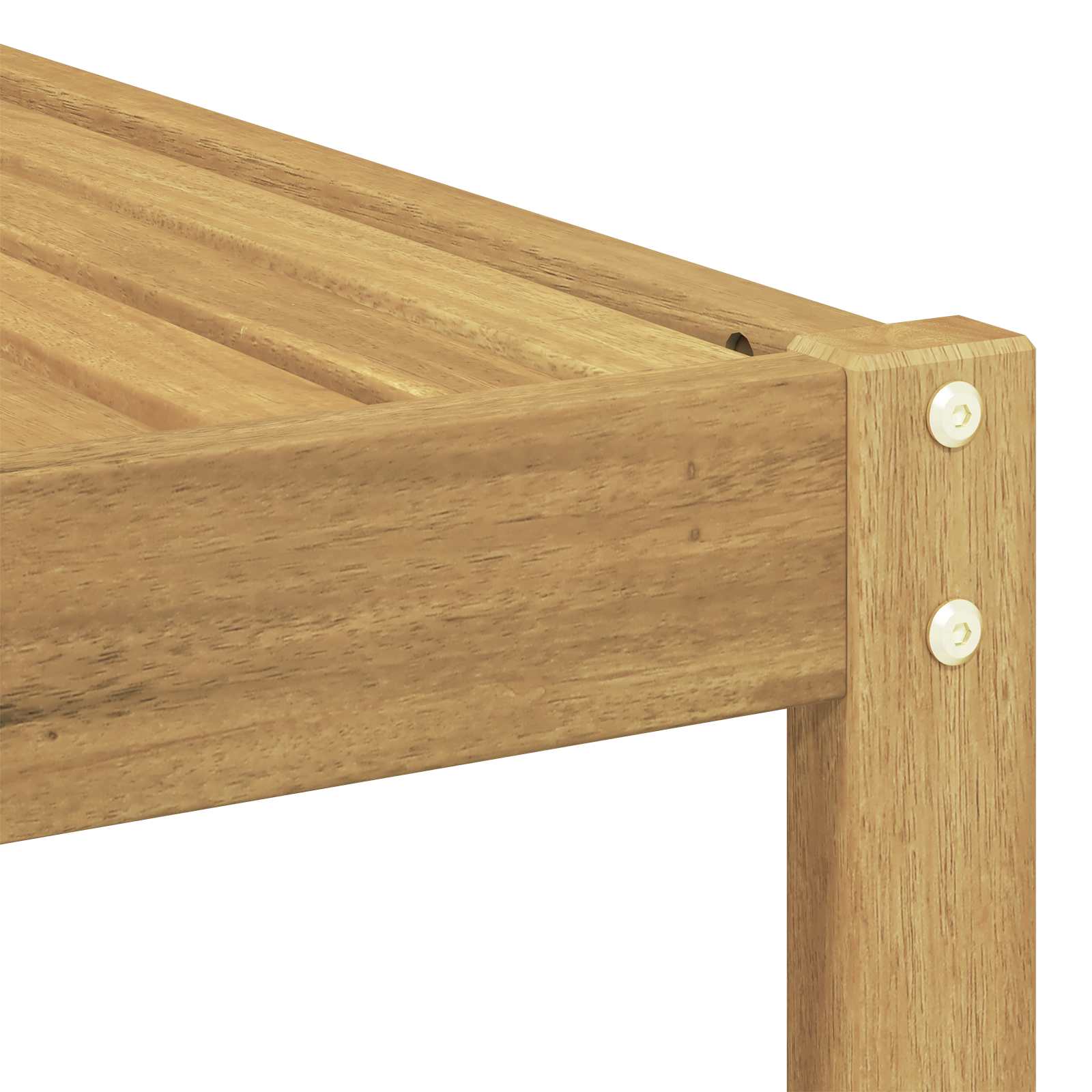 Set vanjskih sofa 3 Komad Bijela i svjetlosiva Poliester