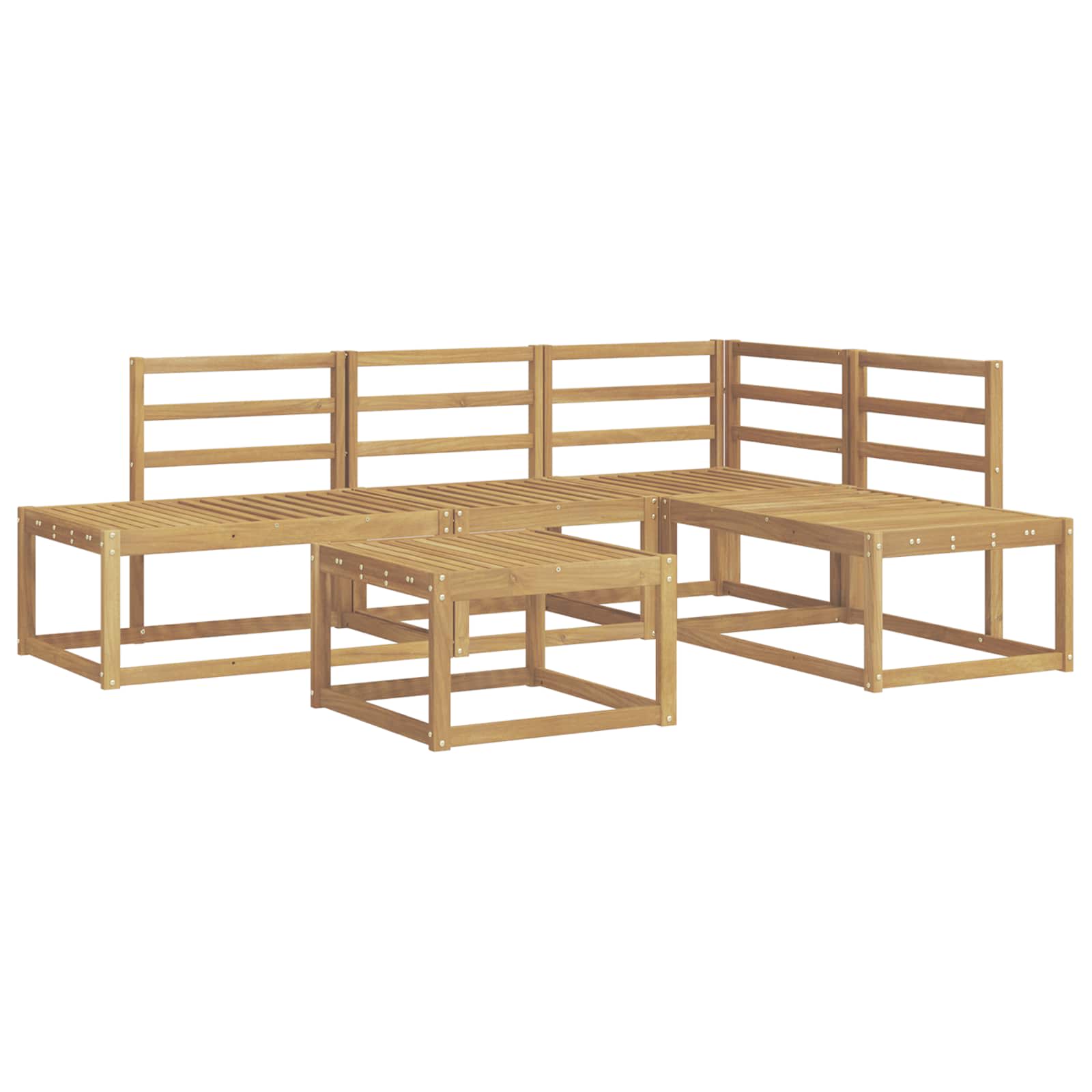 Set vanjskih sofa 5 Komad Bijela