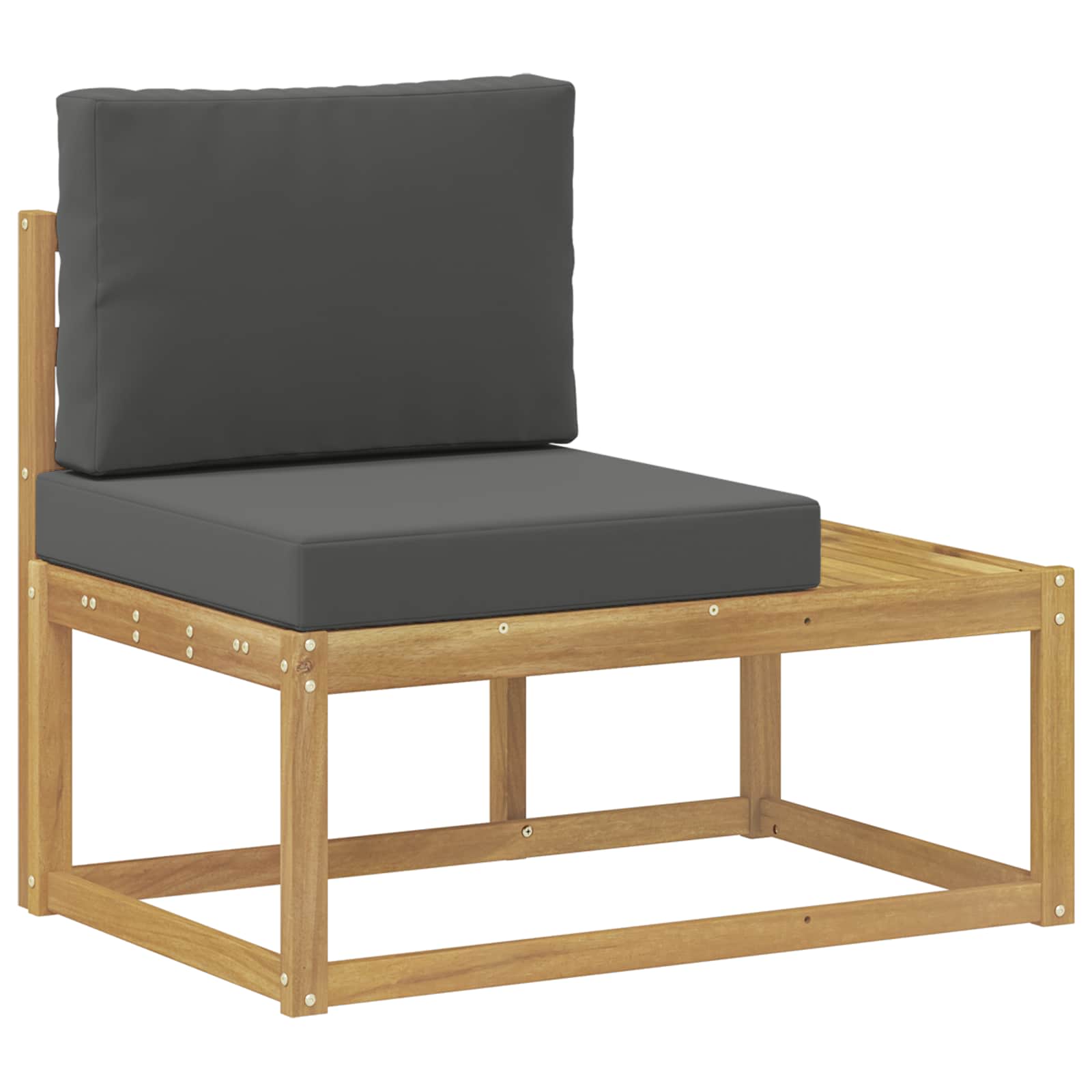 Set vanjskih sofa 5 Komad Bijela i antracit Poliester