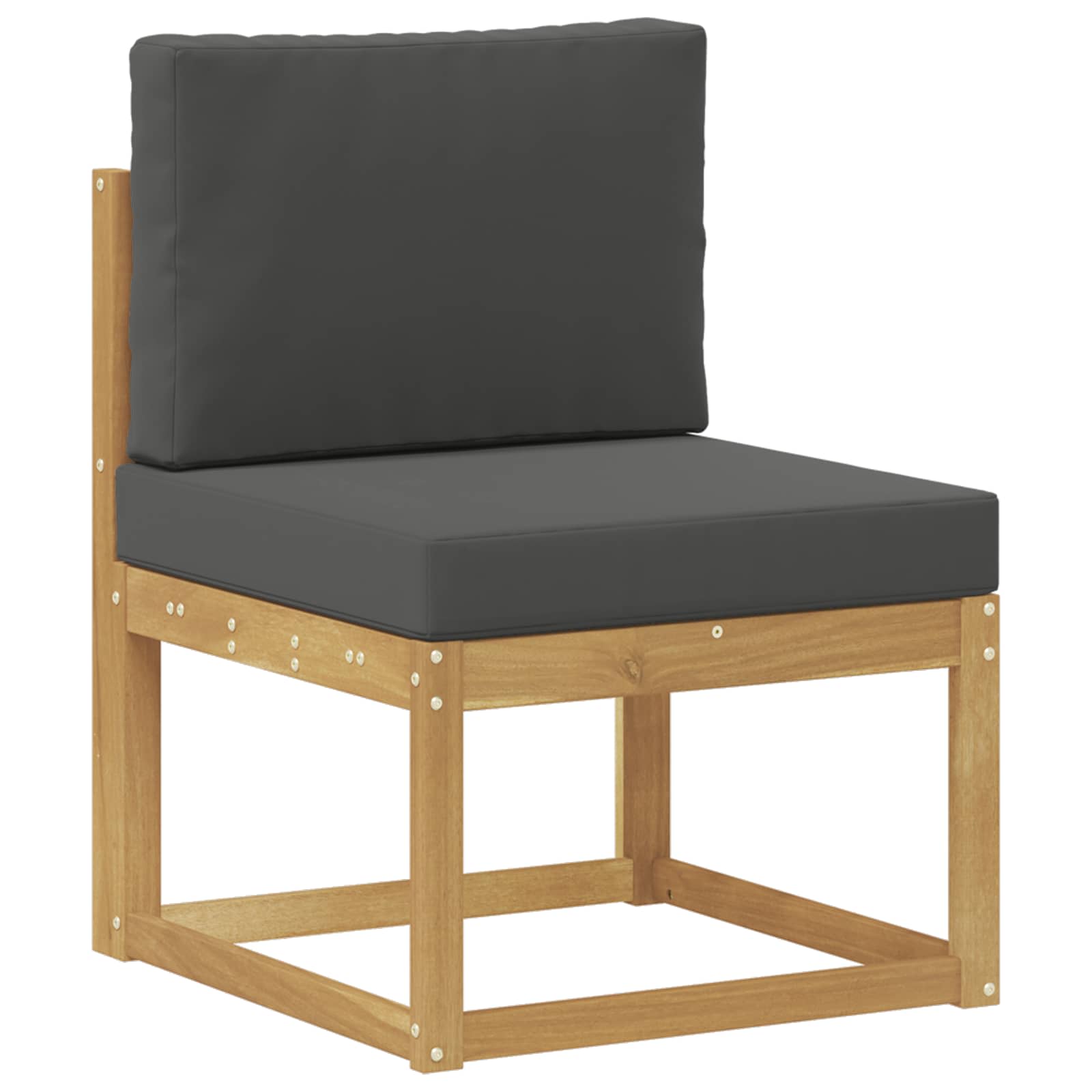 Set vanjskih sofa 10 pcs Bijela i antracit 59 x 59 x 37 cm