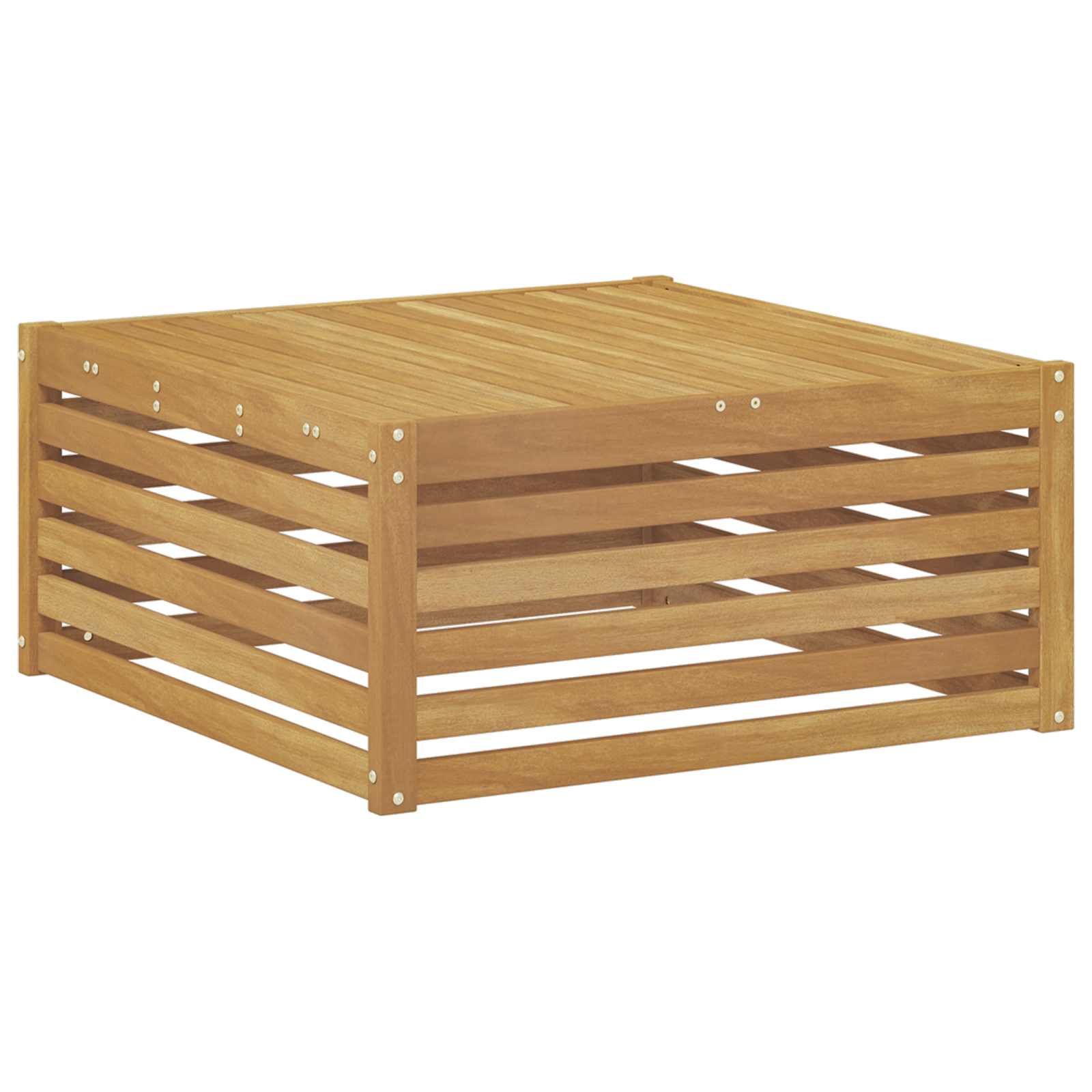 Set vanjskih sofa 8 pcs Bijela i antracit Čvrsto drvo akacije