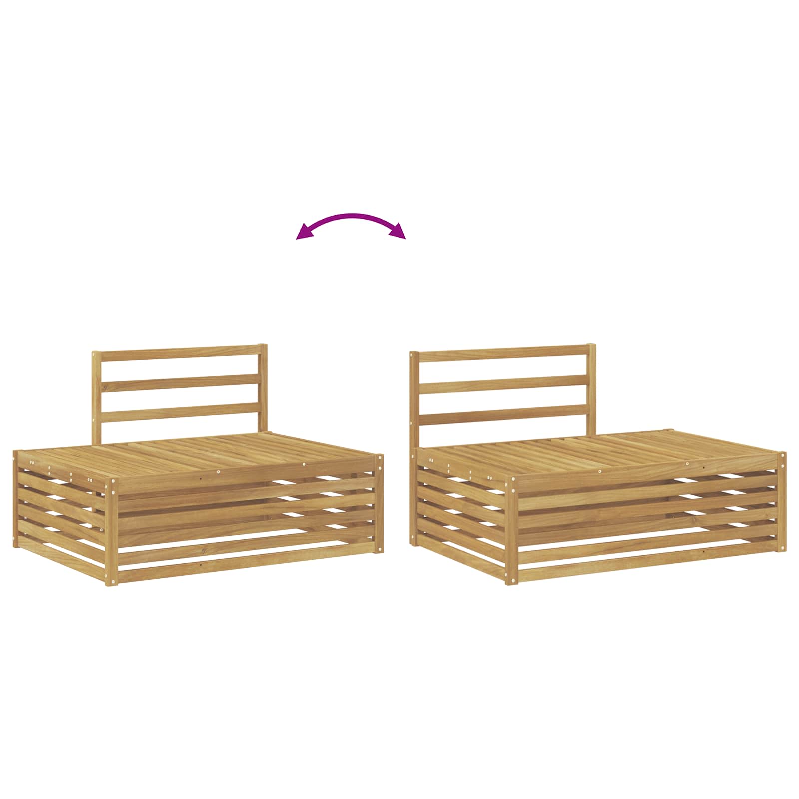 Set vanjskih sofa 4 Komad