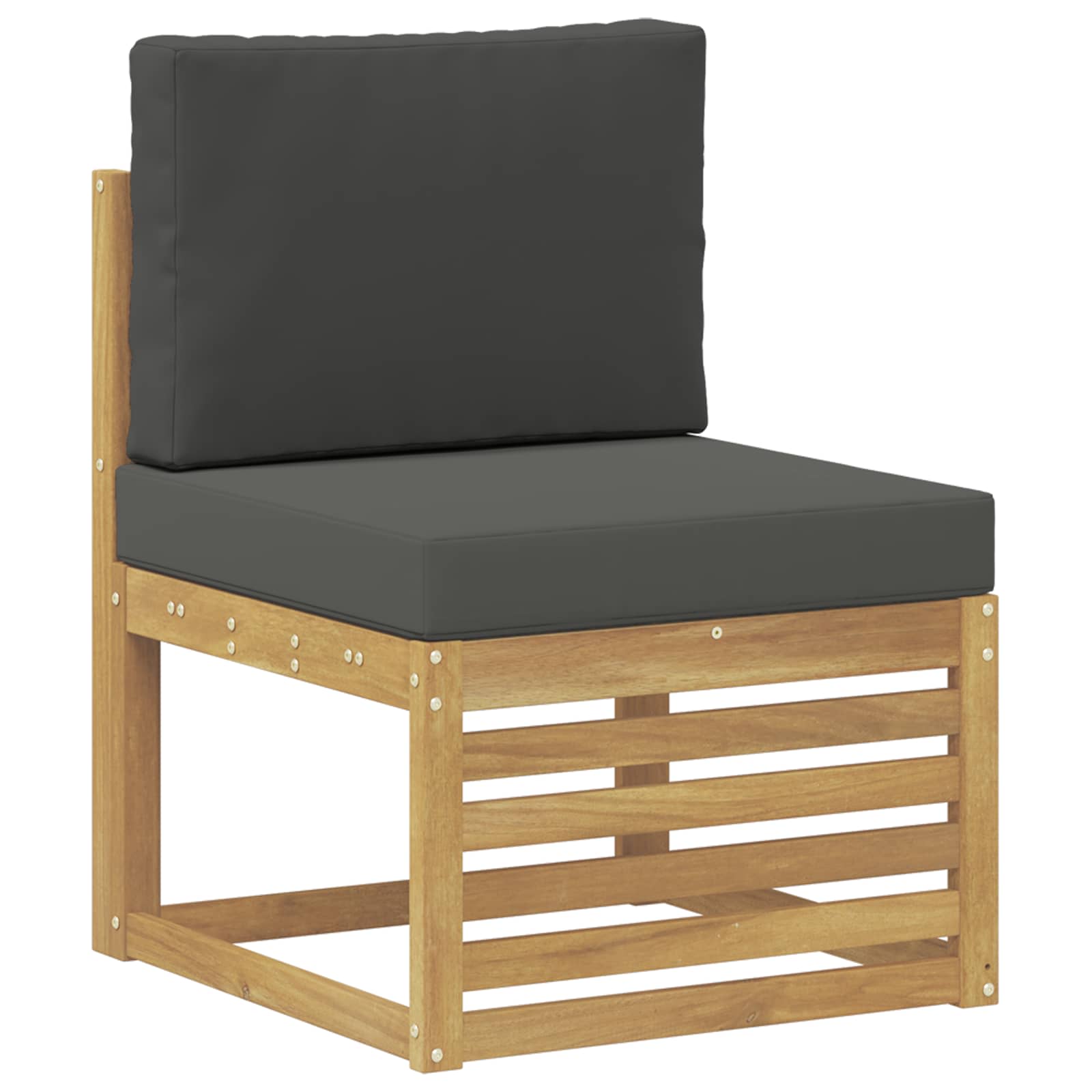 Set vanjskih sofa 6 pcs Bijela i antracit 304 x 126,5 x 73 cm