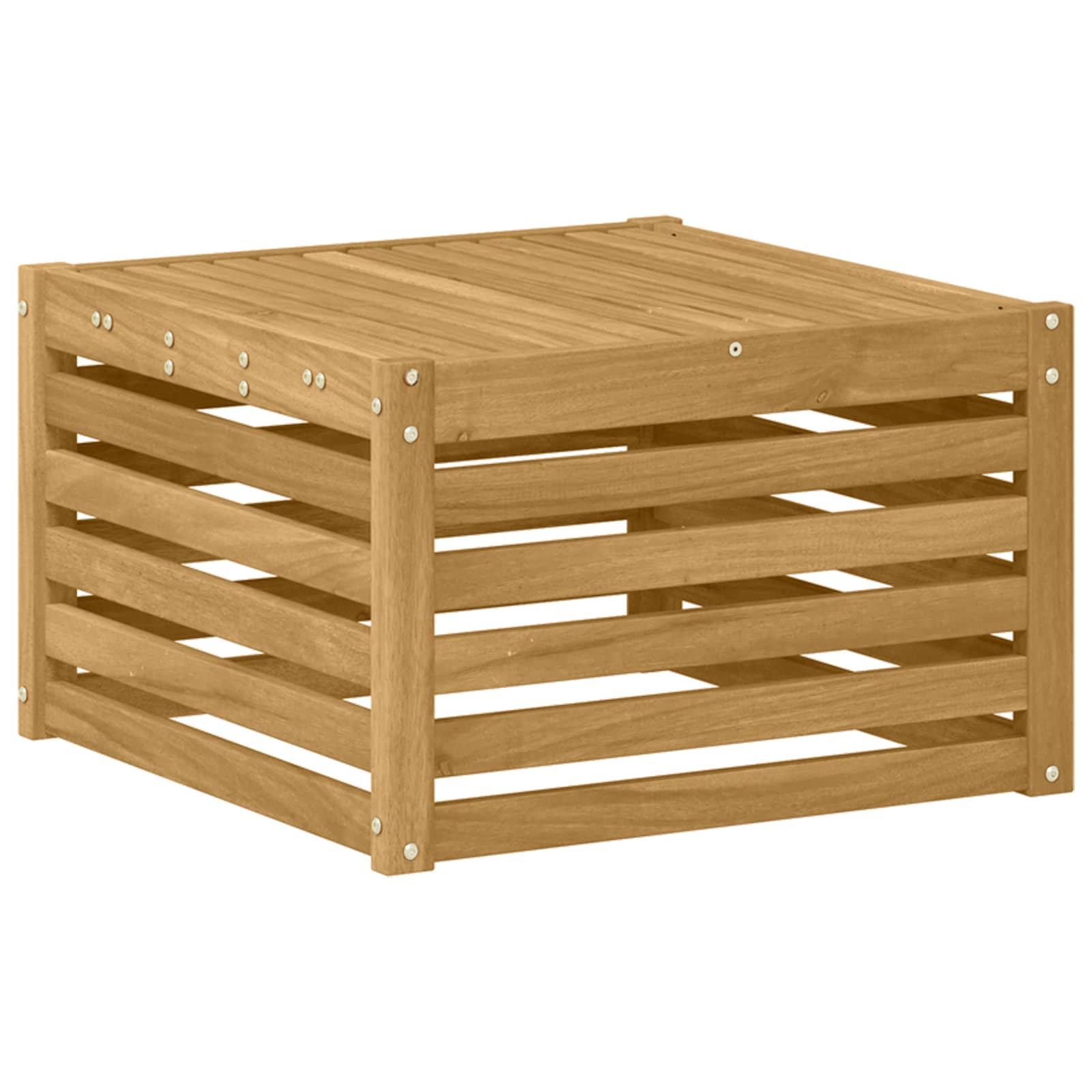 Set vanjskih sofa 7 pcs Bijela i krem 59 x 59 x 37 cm Poliester