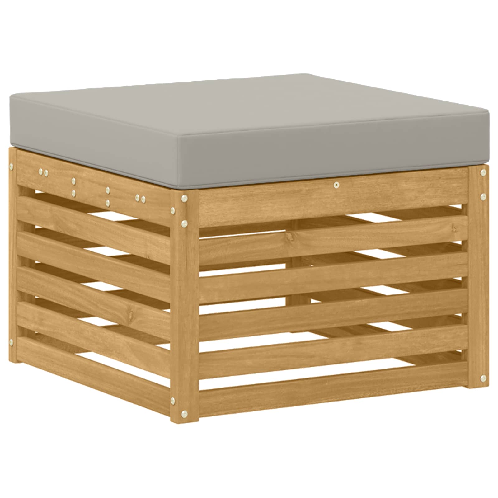 Set vanjskih sofa 8 pcs Bijela i svjetlosiva 59 x 59 x 37 cm