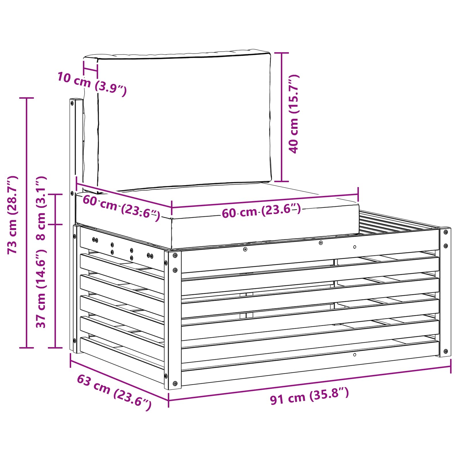 Setovi sofa 3 Komad 182,5 x 63 x 73 cm