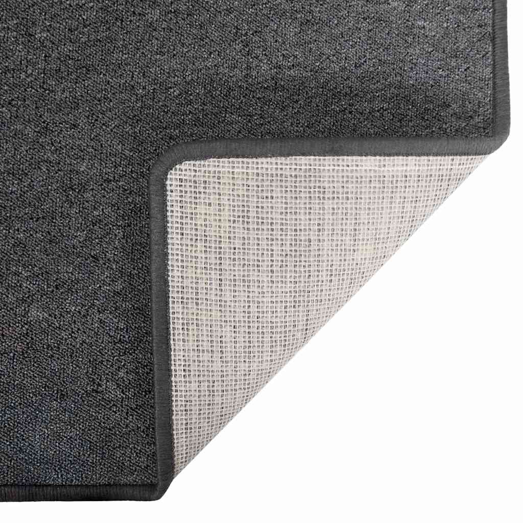 Tepih trkač Tamno siva 100 x 100 cm 100% Polipropilen