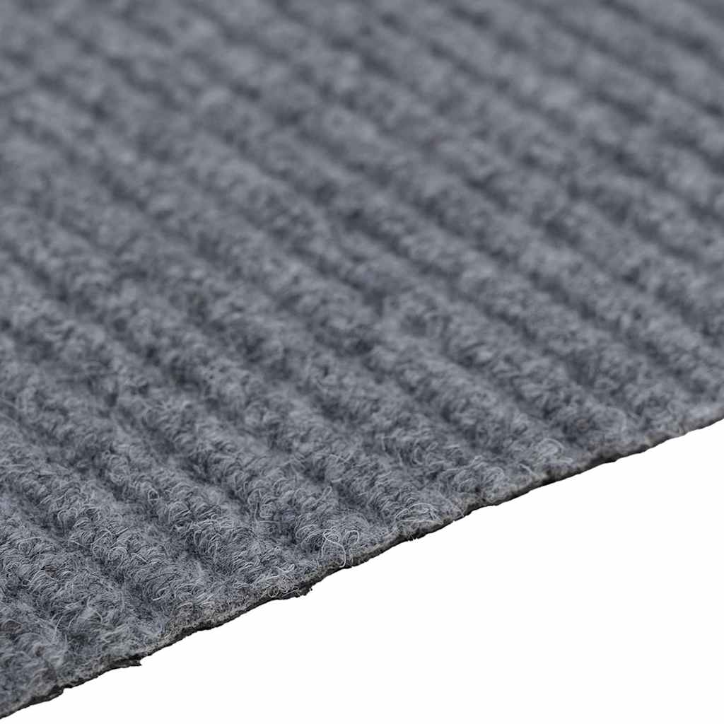 Tepih trkač Svijetlo siva 80 x 150 cm tkanina