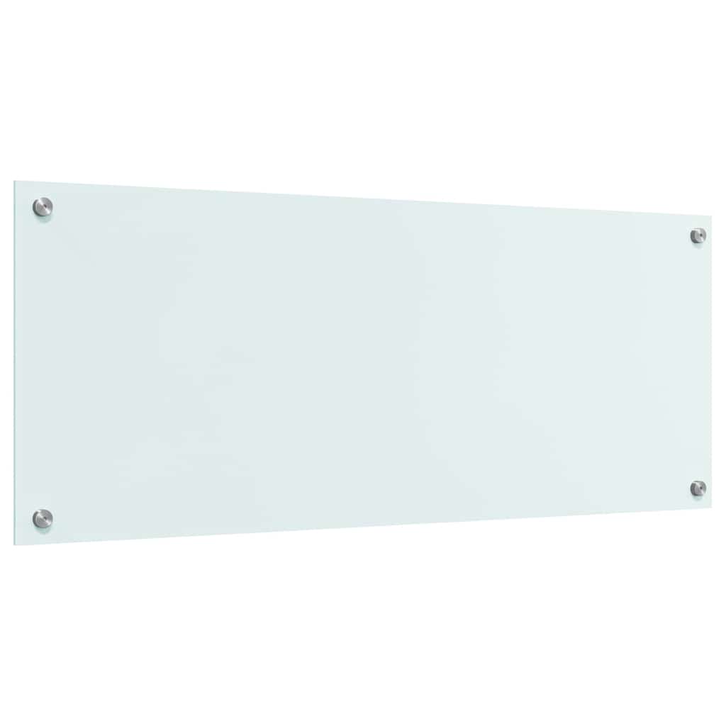 Kuhinjski zid Mlijeko 100 x 40 cm Staklo otporno na udarce
