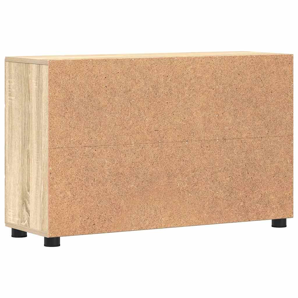 Kreveta s policom FLORIN Sonoma hrast 88,5 x 30,5 x 55,5 cm