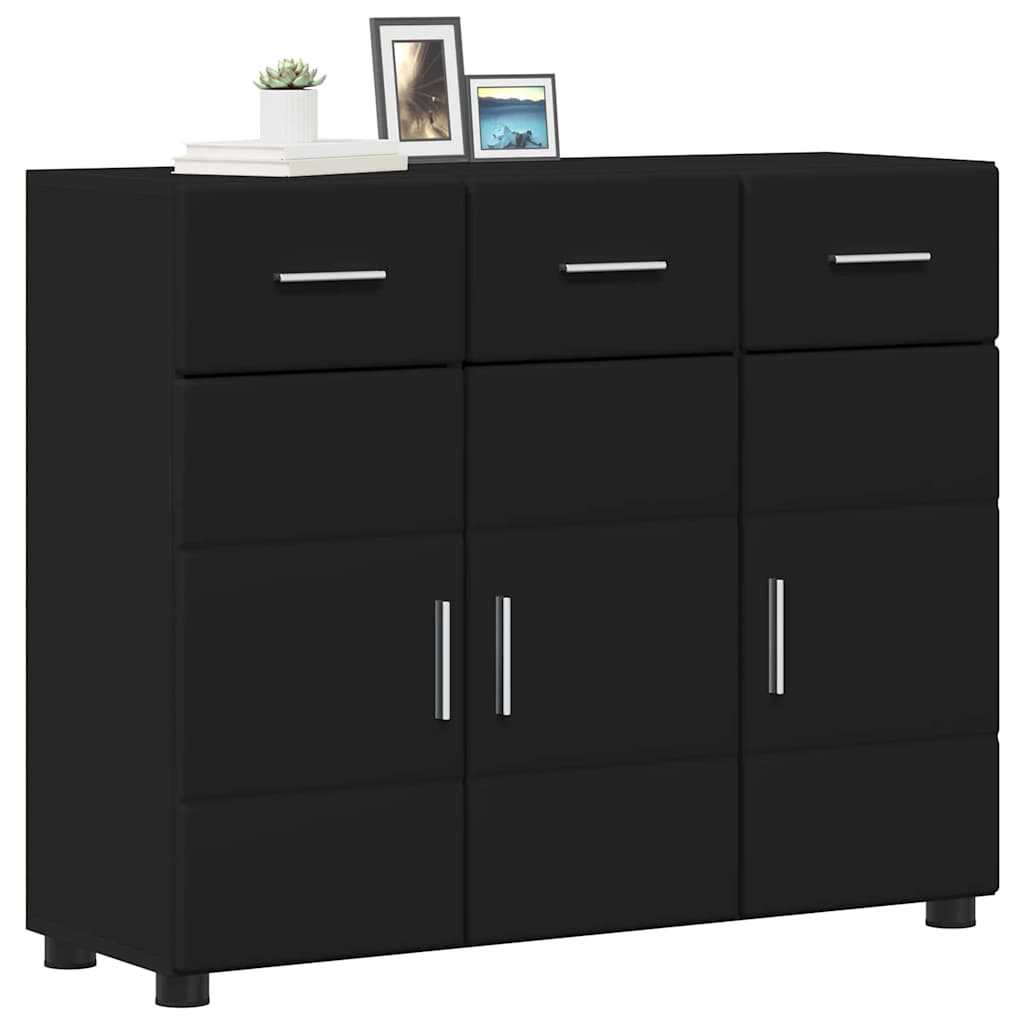 Kreveta FLORIN Crna 88,5 x 30,5 x 73 cm Konstruirano drvo