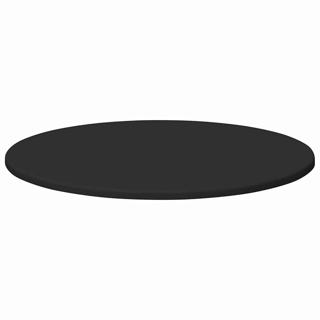 Gornji dio stola Crna Ø 60 x 1,5 cm Konstruirano drvo