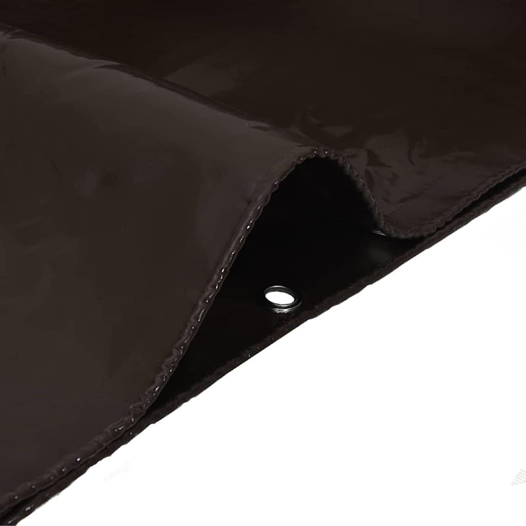 Cerada 650g / m² Smeđa 1,5 x 10 m Platno s PVC premazom
