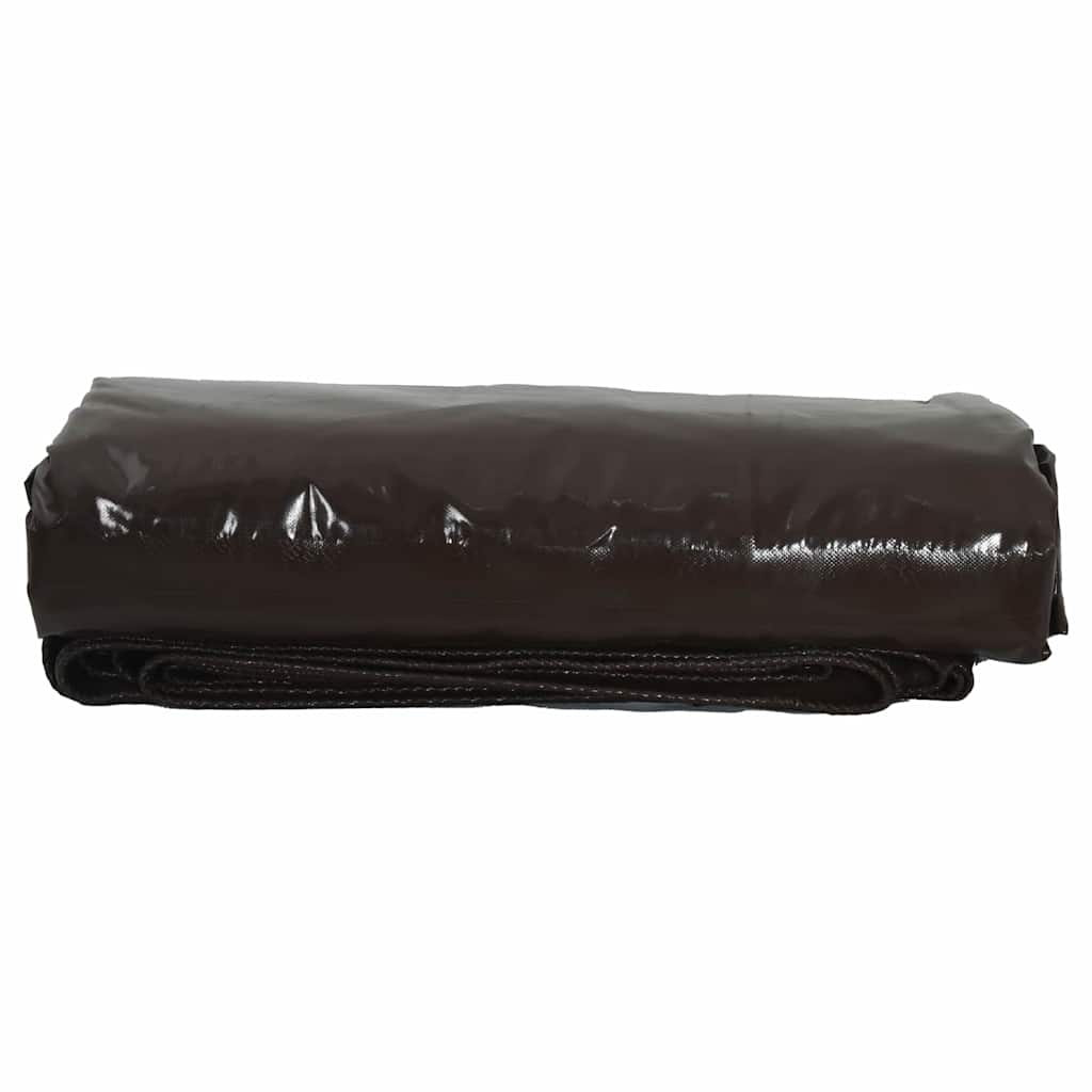 Cerada 650g / m² Smeđa 1,5 x 2,5 m Platno s PVC premazom