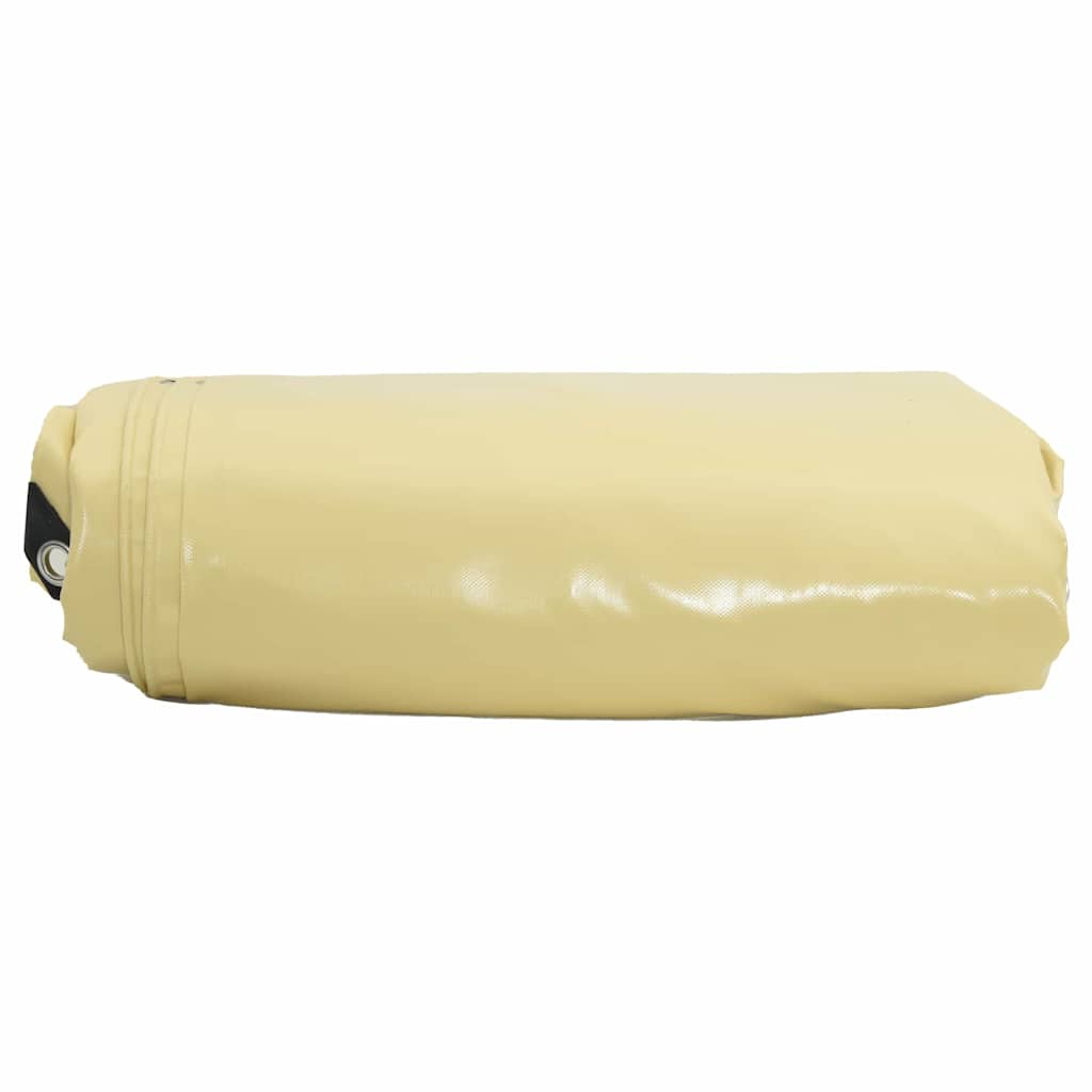 Cerada 650g / m² Bež 3 x 3 m Platno s PVC premazom