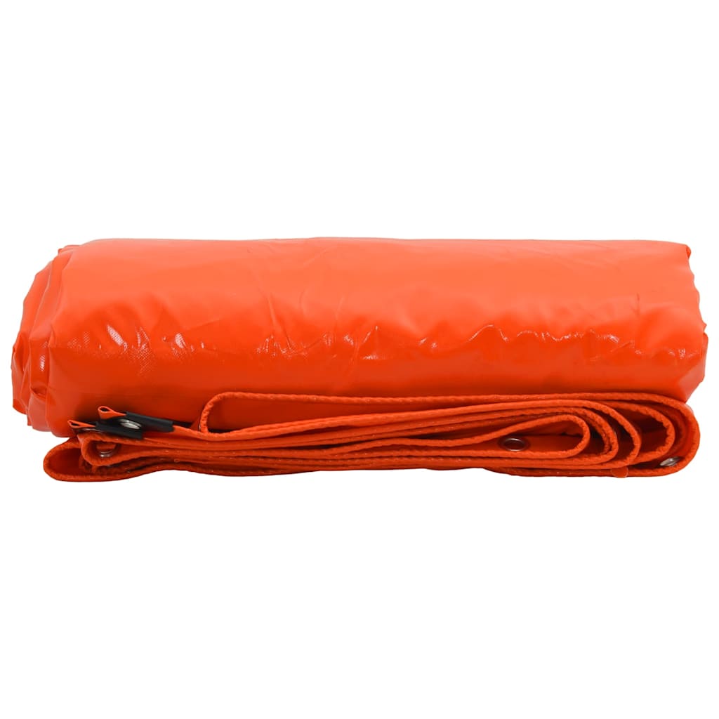 Cerada 650g / m² Narančasta 1,5 x 2,5 m Platno s PVC premazom