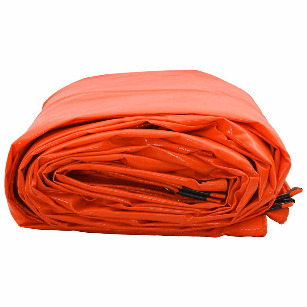 Cerada 650g / m² Narančasta 1,5 x 2,5 m Platno s PVC premazom