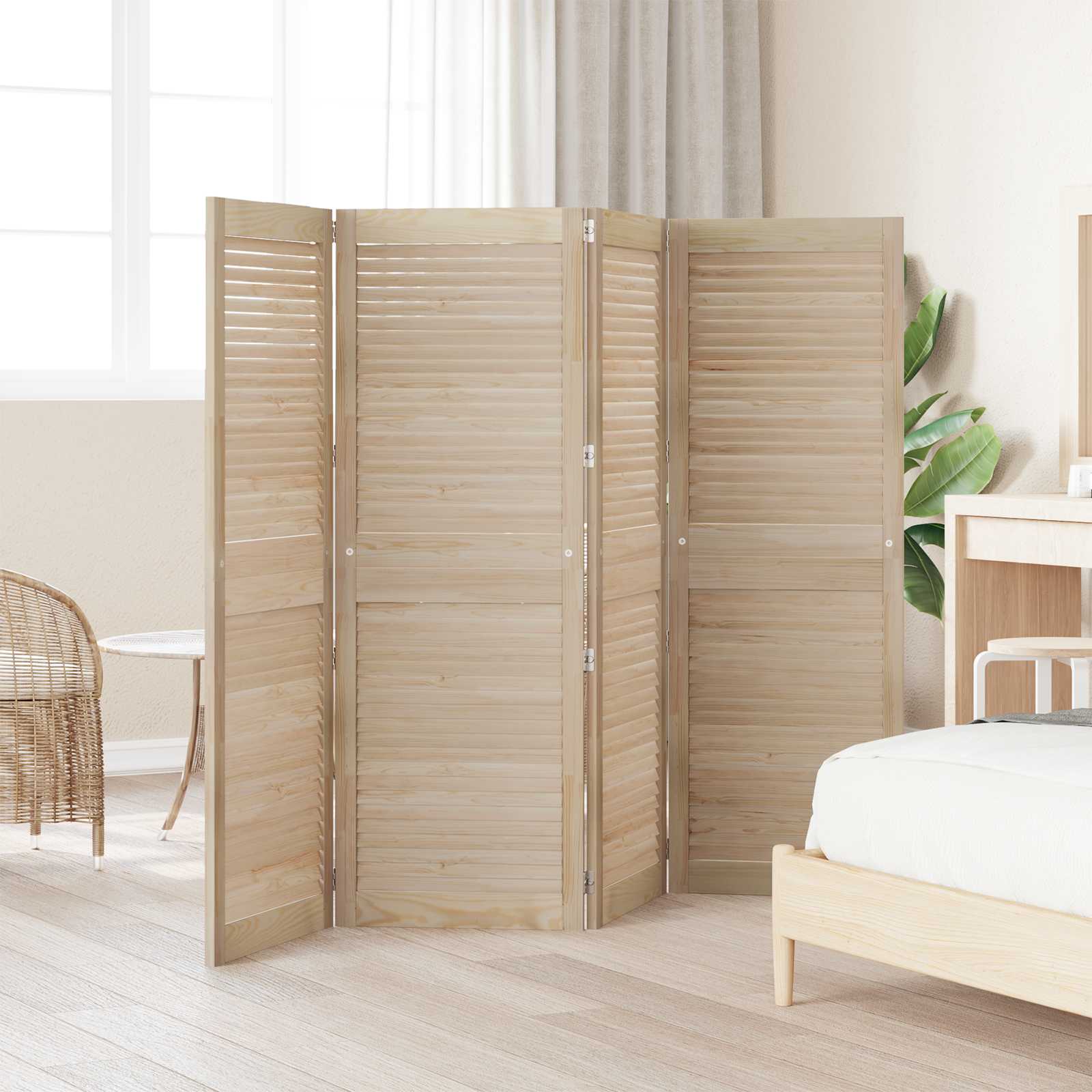 Ormarna vrata s vratima 4 pcs Prirodna 49,5 x 2,1 x 140,5 cm