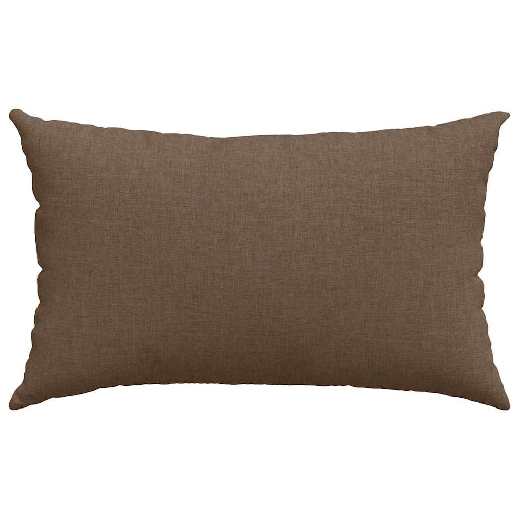 Jastučići za sofu 2 pcs Smeđa 50 x 30 cm tkanina