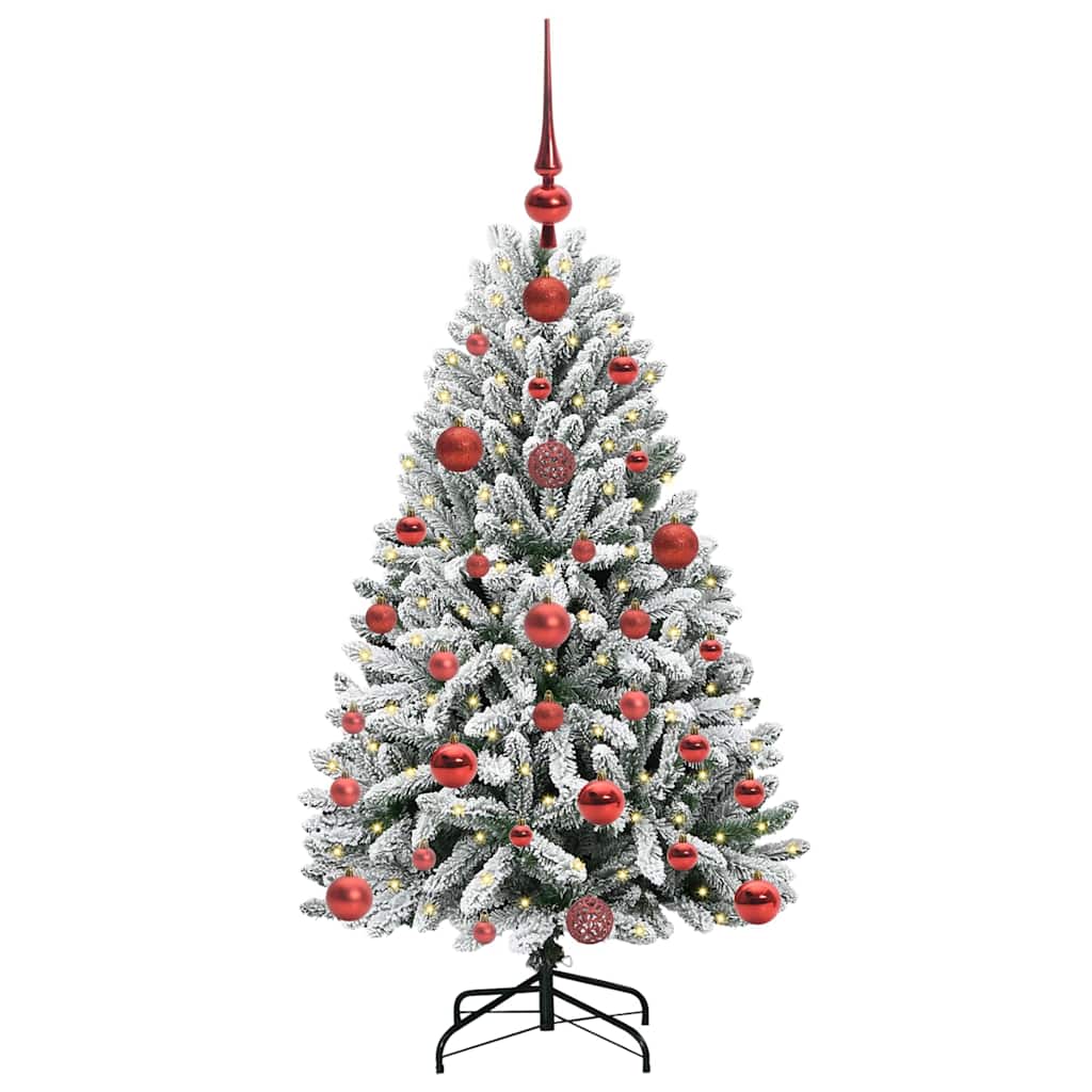 Umjetno božićno drvce Zelena i bijela 120 cm PVC i metal