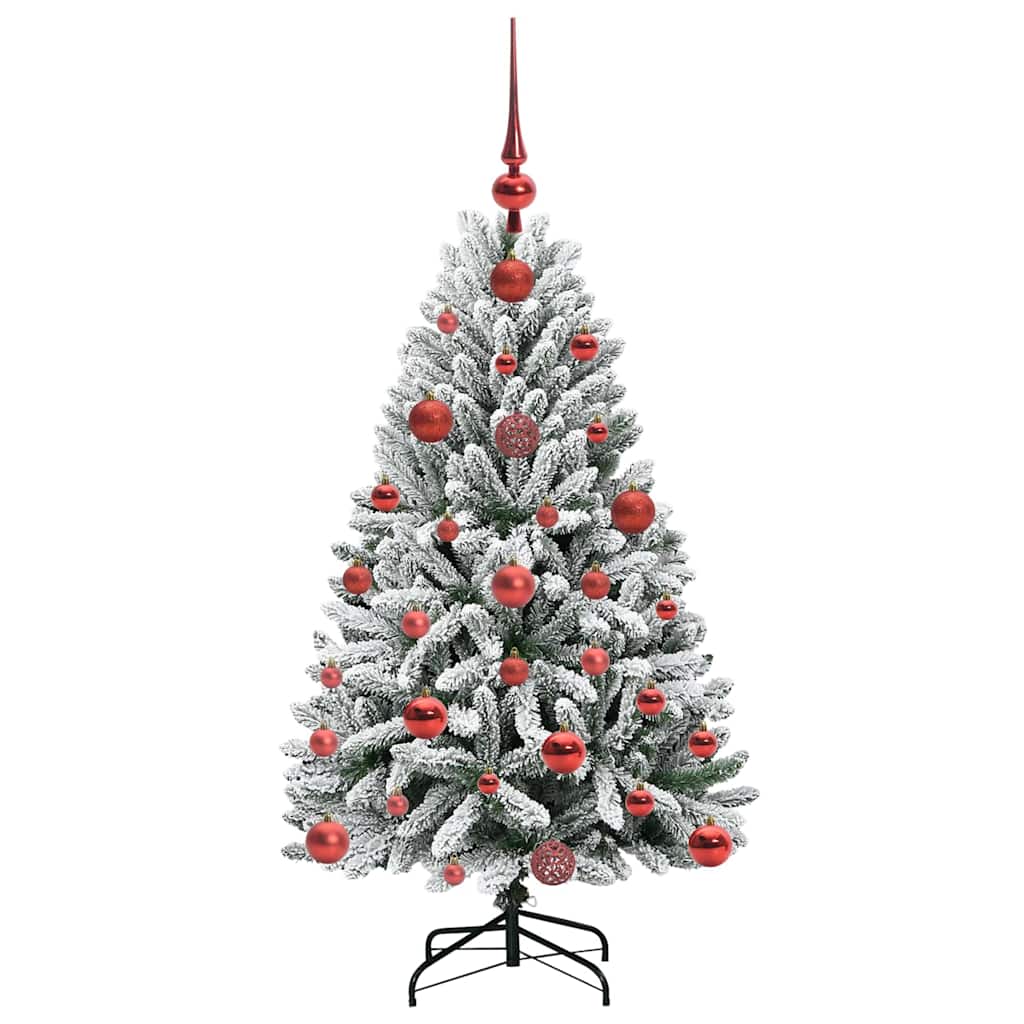 Umjetno božićno drvce Zelena i bijela 120 cm PVC i metal