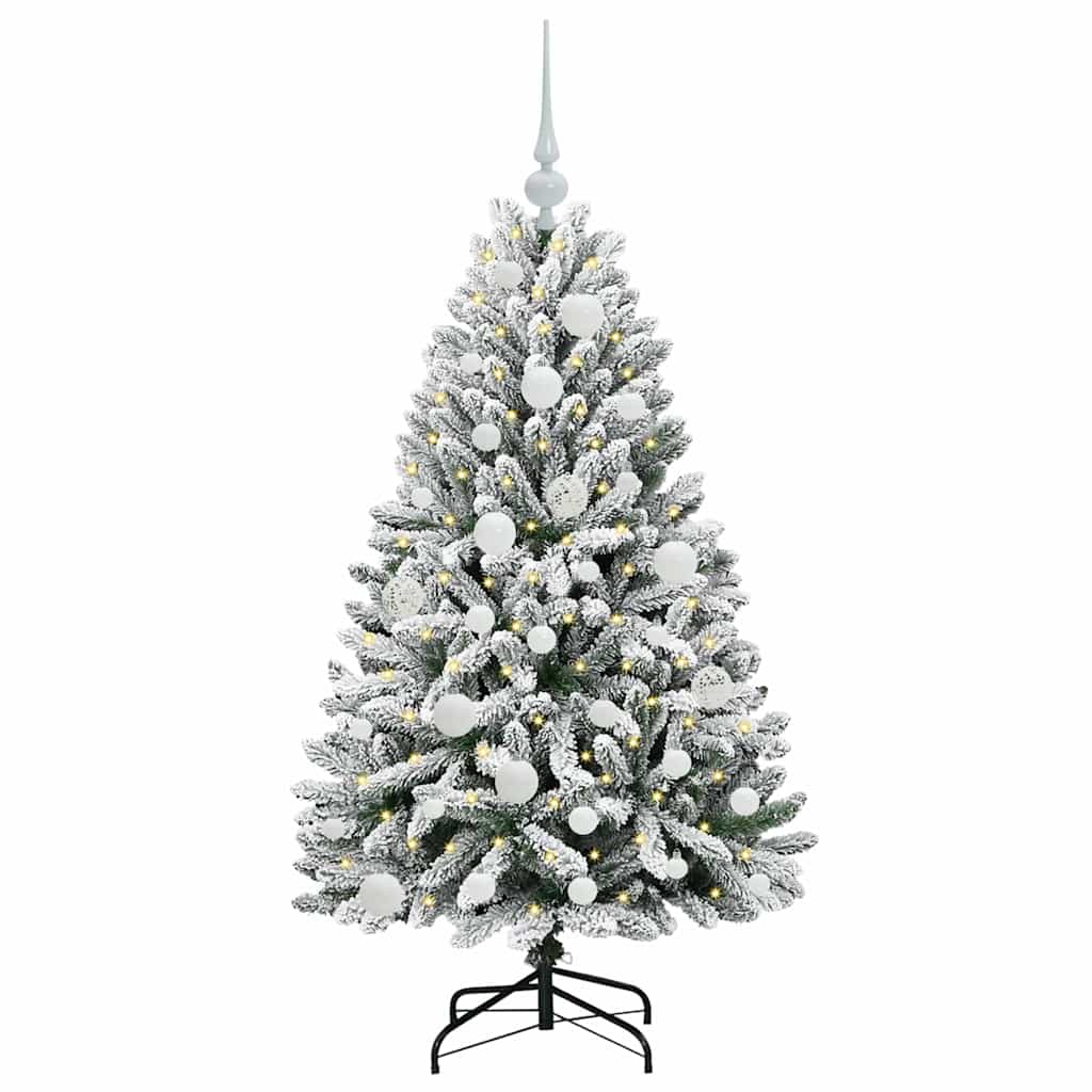 Umjetno božićno drvce Zelena i bijela 120 cm PVC i metal