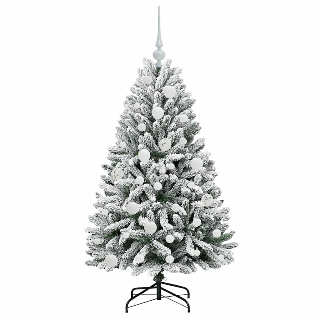 Umjetno božićno drvce Zelena i bijela 120 cm PVC i metal