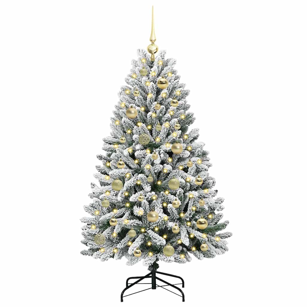 Umjetno božićno drvce Zelena i bijela 120 cm PVC i metal