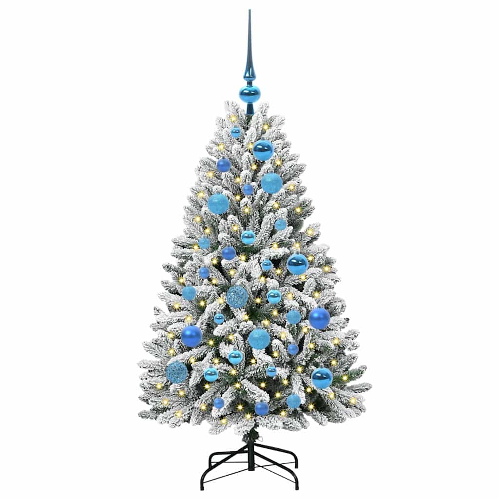 Umjetno božićno drvce Zelena i bijela 120 cm PVC i metal