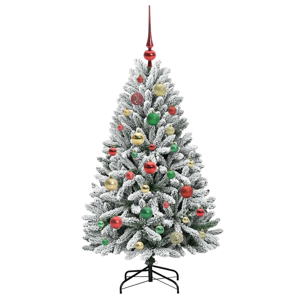 Umjetno božićno drvce Zelena i bijela 120 cm PVC i metal