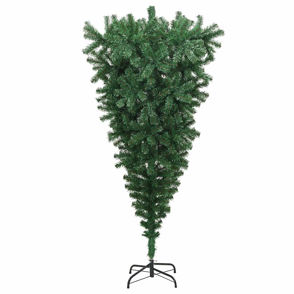 Odljeveni Umjetni Božićni Drvo s Lopticama Zelena 210 cm PVC