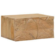 Ručno rađeni noćni ormarić Tamnije smeđi teak 40 x 30 x 20 cm