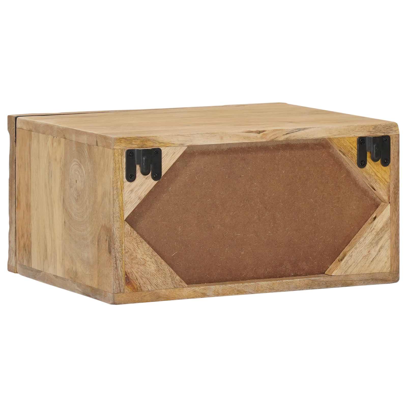 Ručno rađeni noćni ormarić Tamnije smeđi teak 40 x 30 x 20 cm