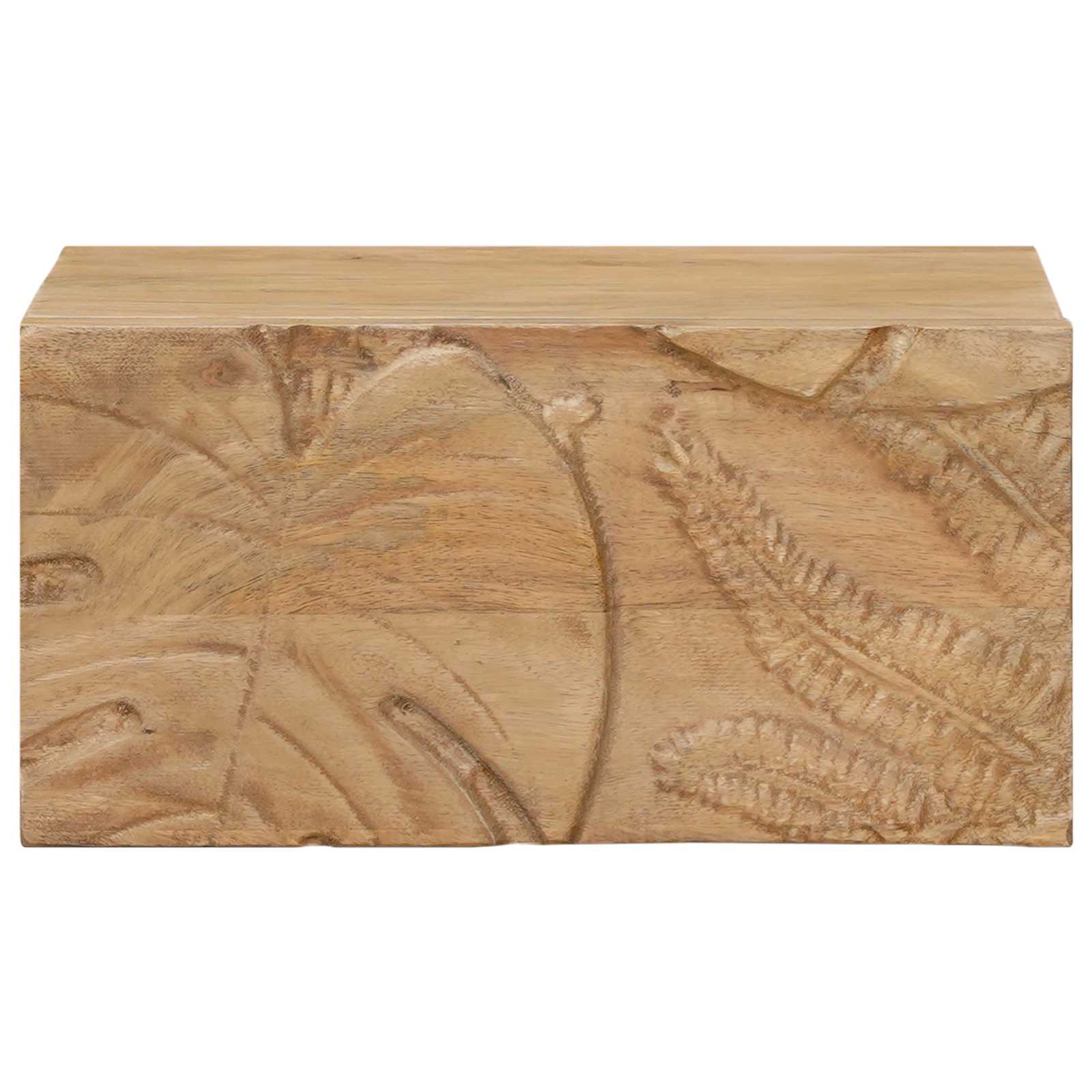 Ručno rađeni noćni ormarić Tamnije smeđi teak 40 x 30 x 20 cm