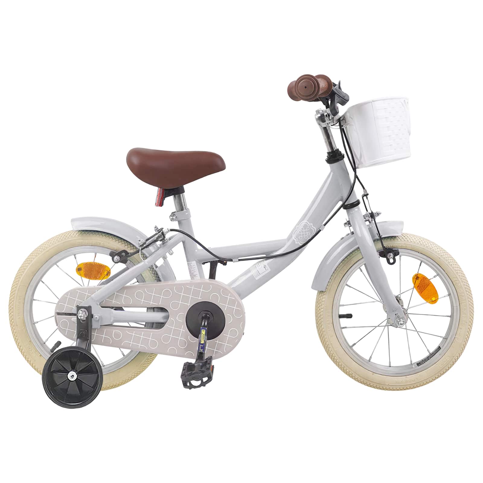 Dječji Bicikl 14 Inča za 3-5 godina Svjetlosiva