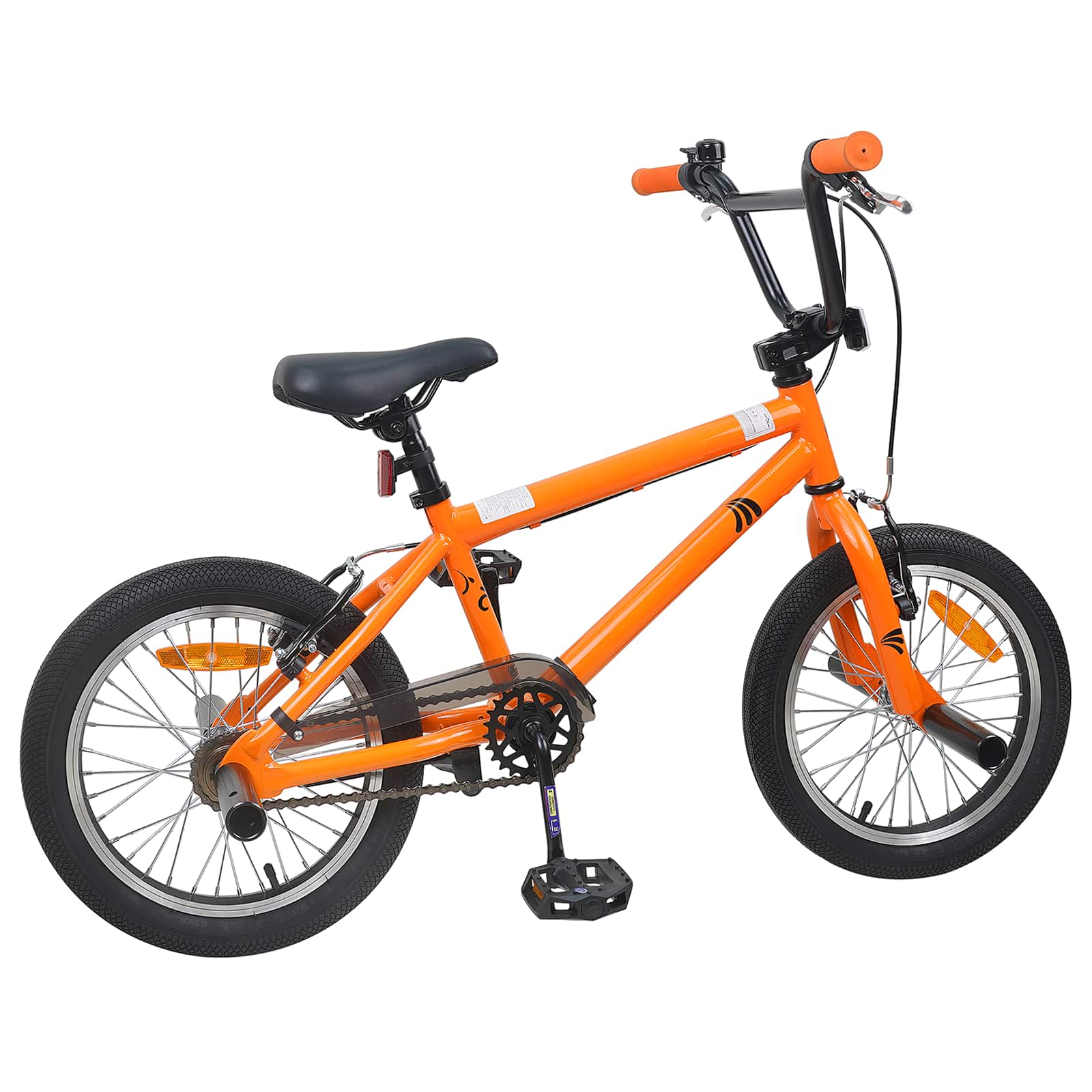 BMX Bicikl 18 Inča za djecu od 7 do 10 godina Narančasta