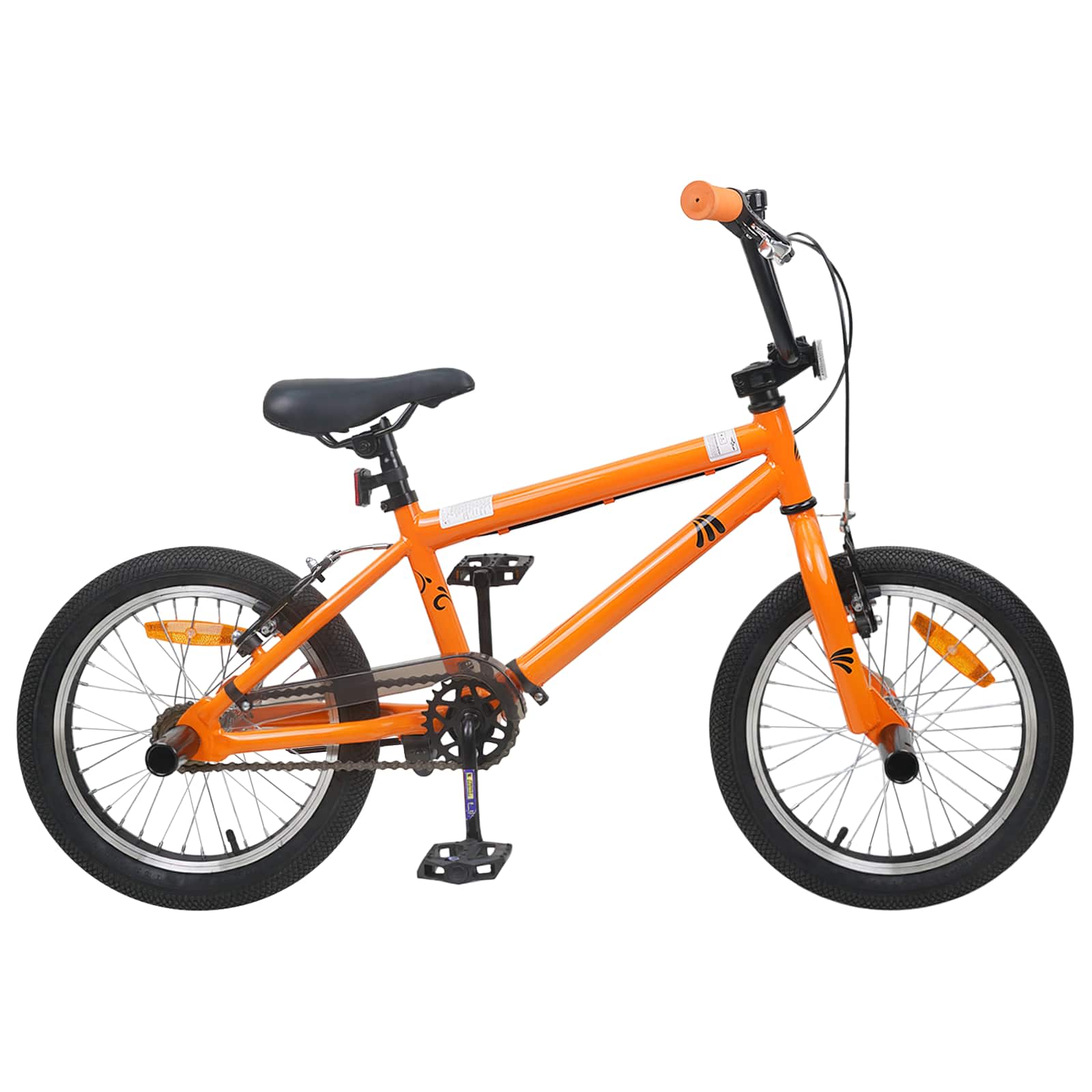 BMX Bicikl 18 Inča za djecu od 7 do 10 godina Narančasta