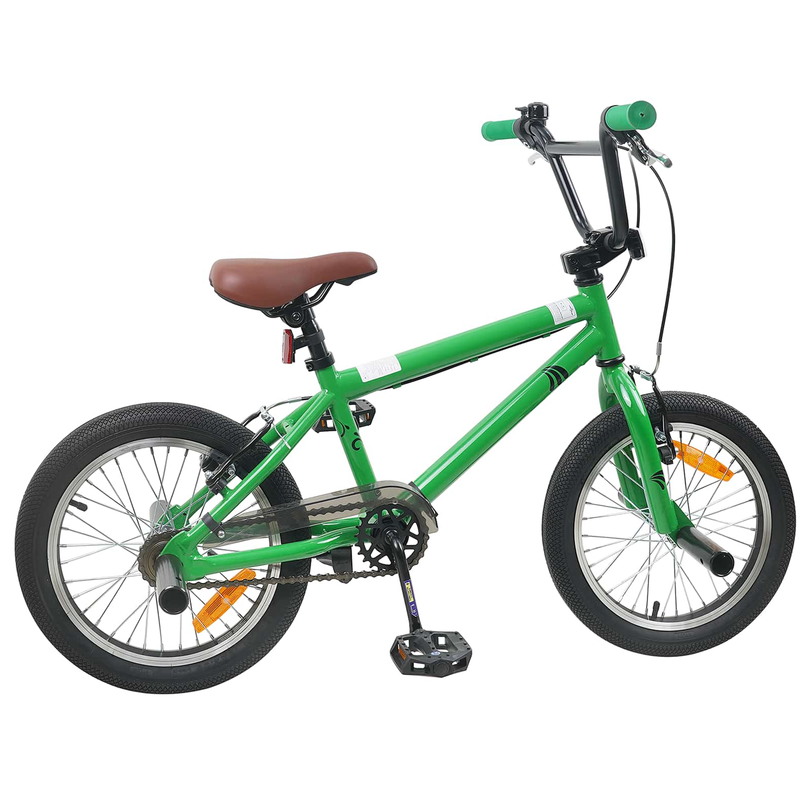 BMX Bicikl 18 Inča za djecu od 7 do 10 godina Zelena