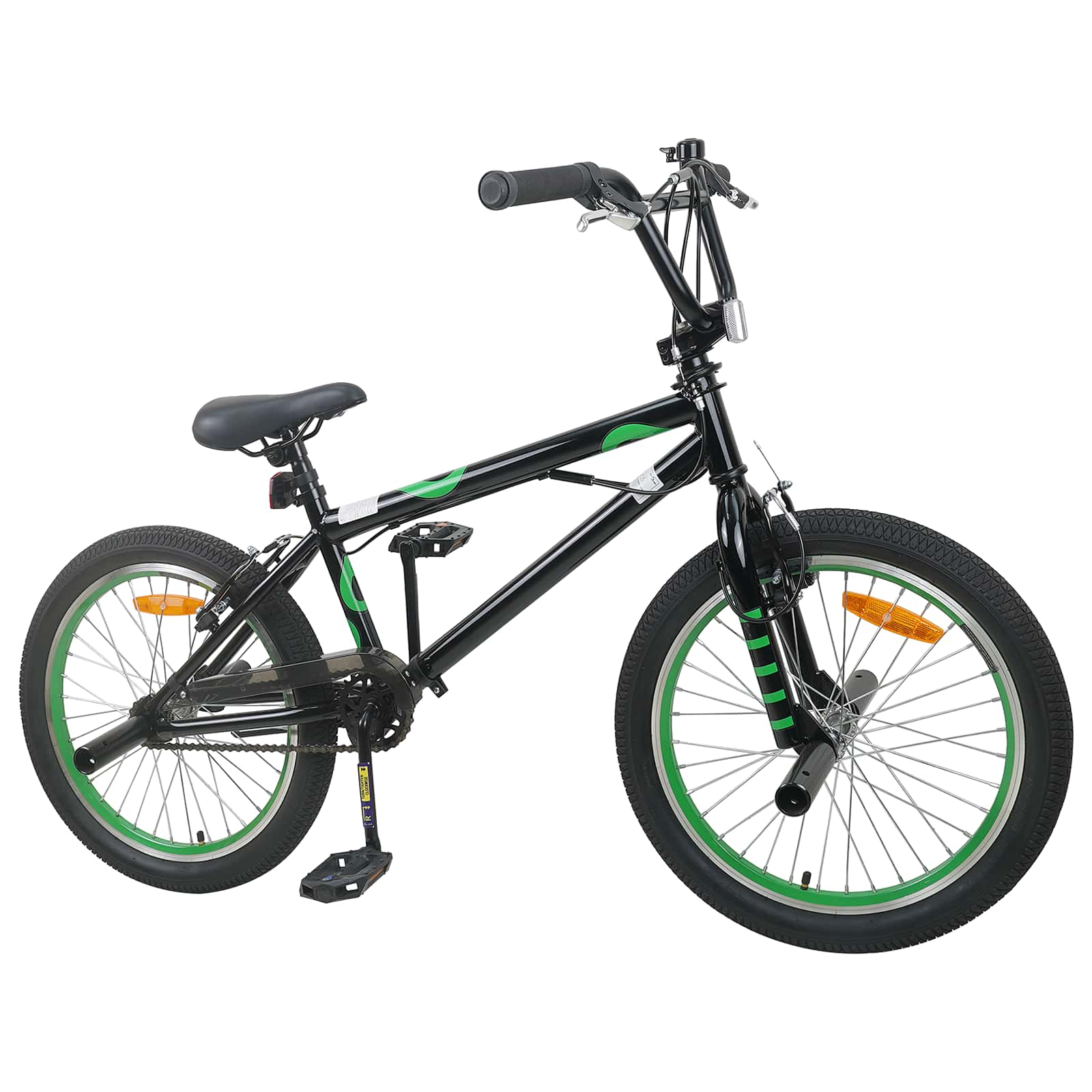 BMX Bicikl 20 Inča za osobe starije od 9 godina Crna