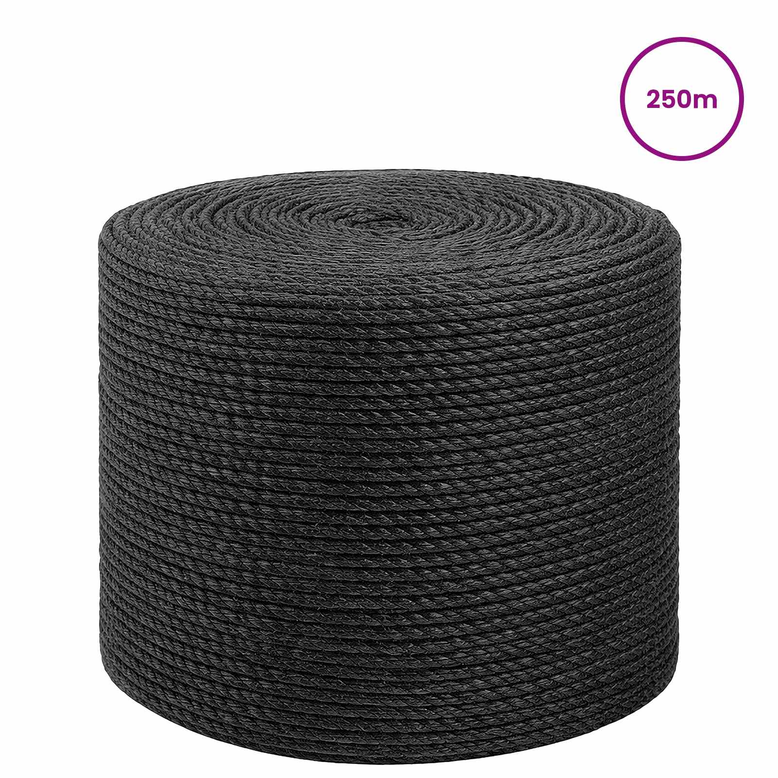 Uže od jute 8 Crna 100% Juta Tossa
