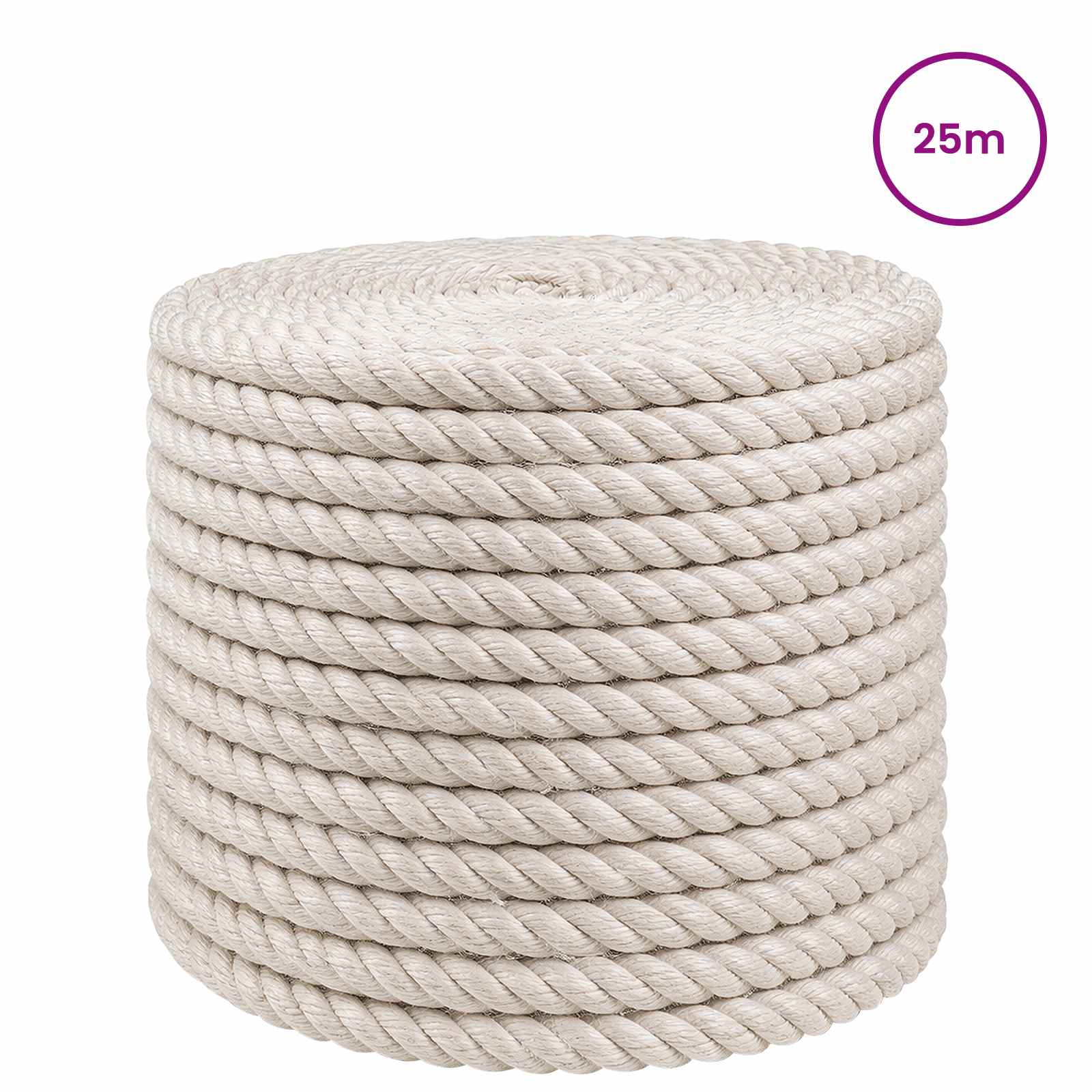 Uže od jute 14 Bijela 100% Juta Tossa