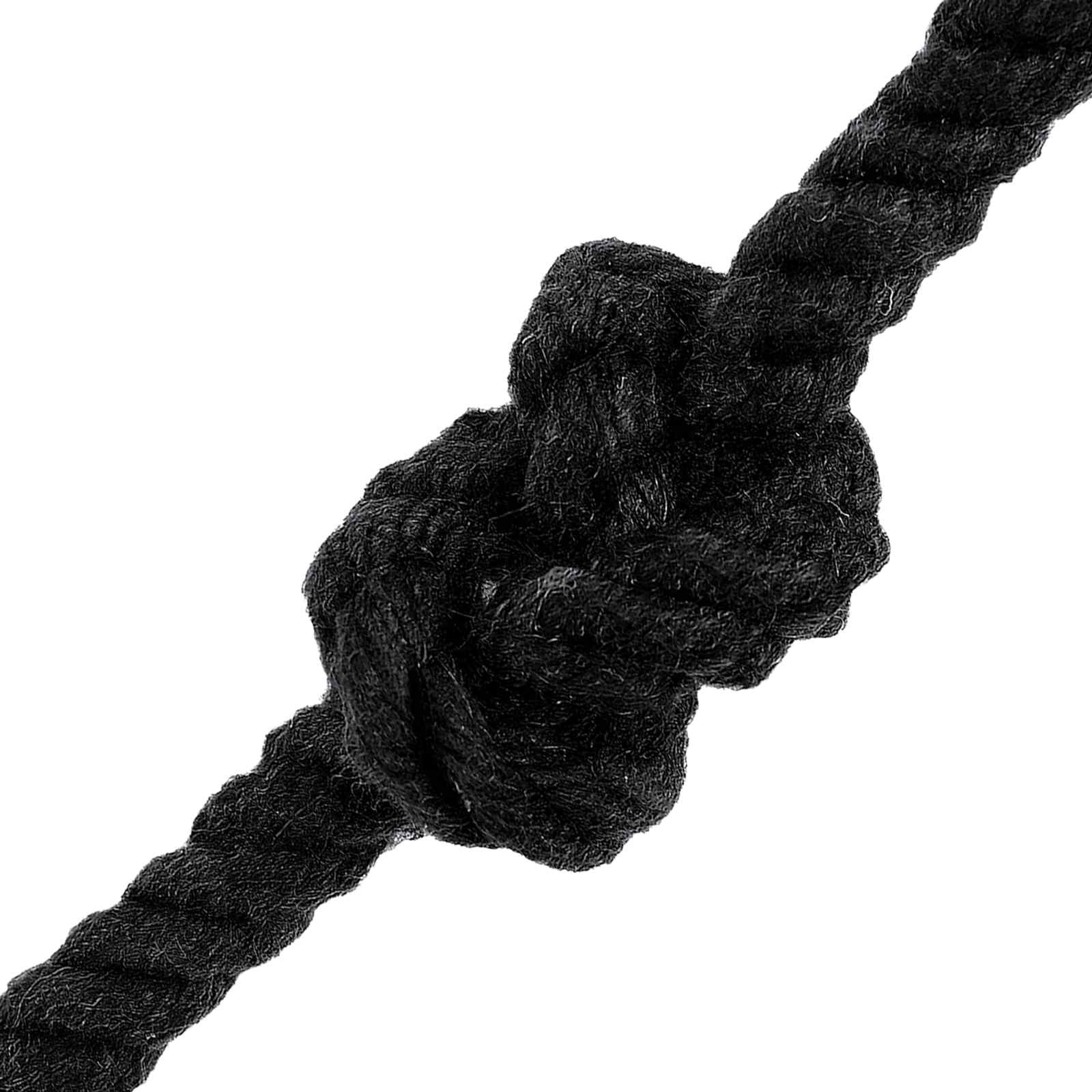 Konop Crna 0,8 x 0,8 x 10000 cm Pamuk