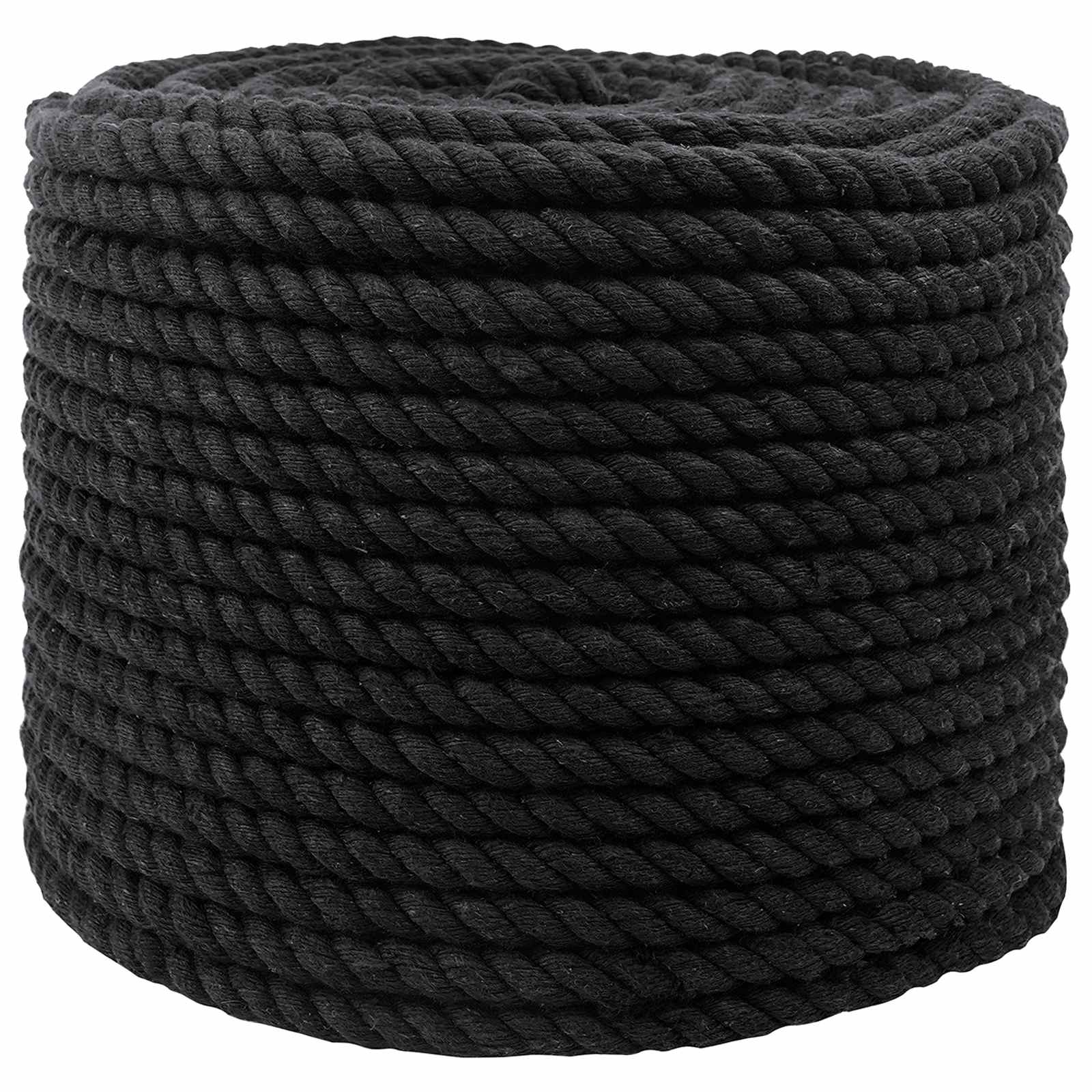 Konop Crna 1,4 x 1,4 x 5000 cm Pamuk