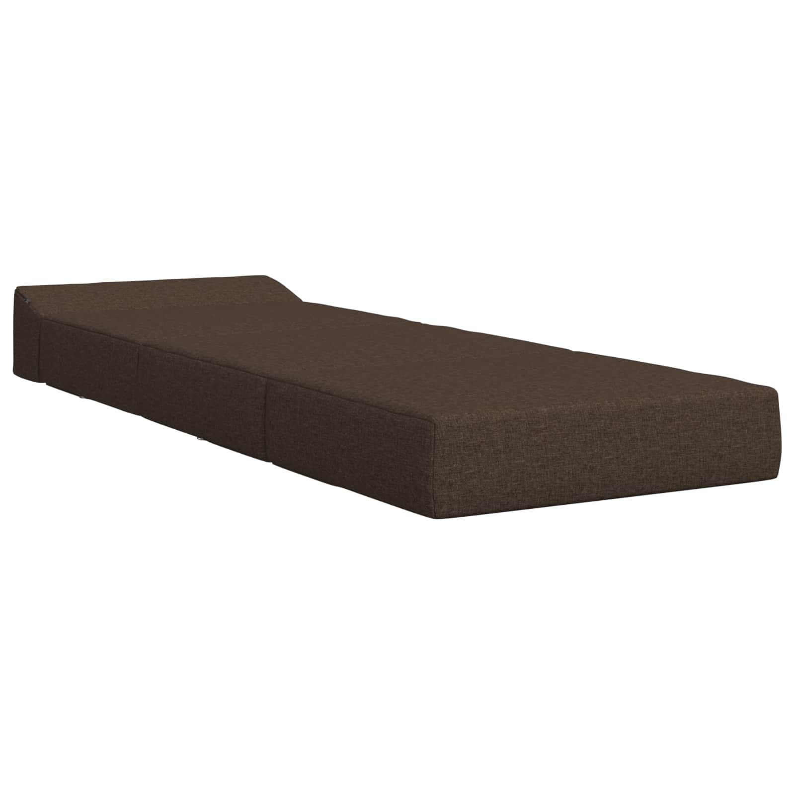 Sofa na razvlačenje Sivosmeđa 200 x 70 x 15 cm Tkanina