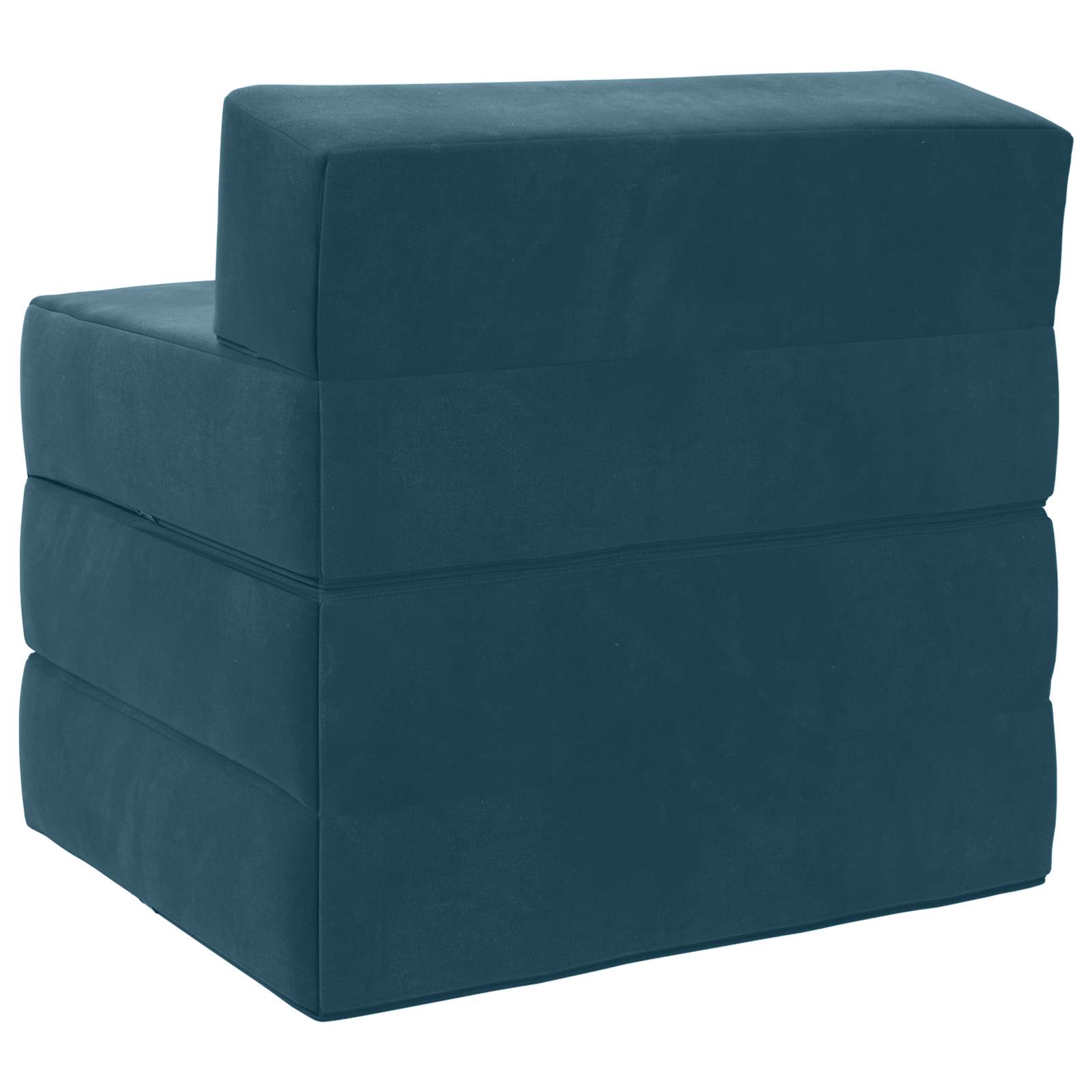 Sofa na razvlačenje Plava 200 x 70 x 15 cm Baršun