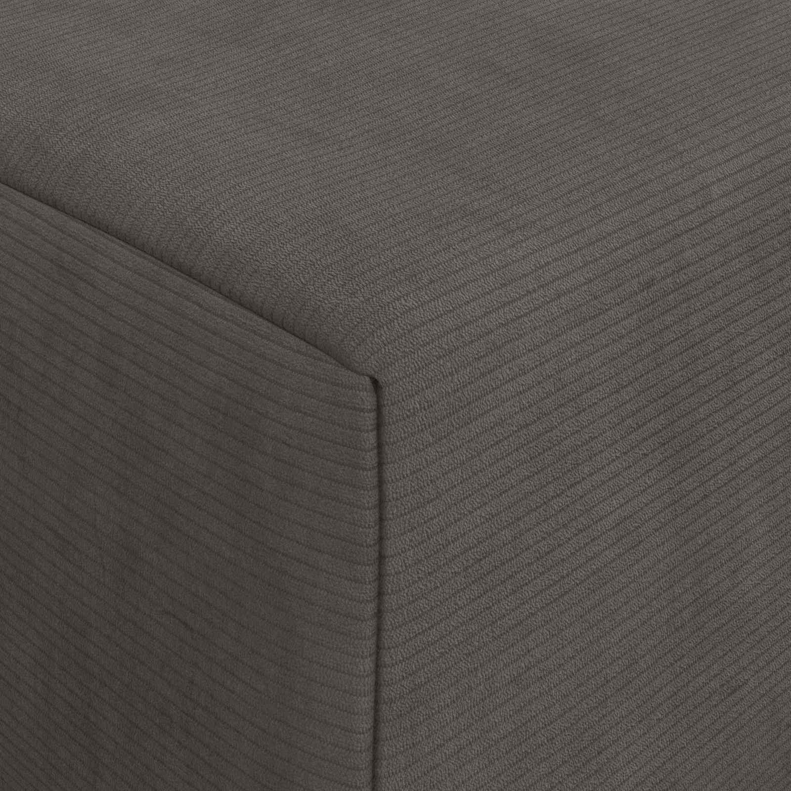 Sofa na razvlačenje Tamnosiva 200 x 70 x 15 cm Kordura tekstil